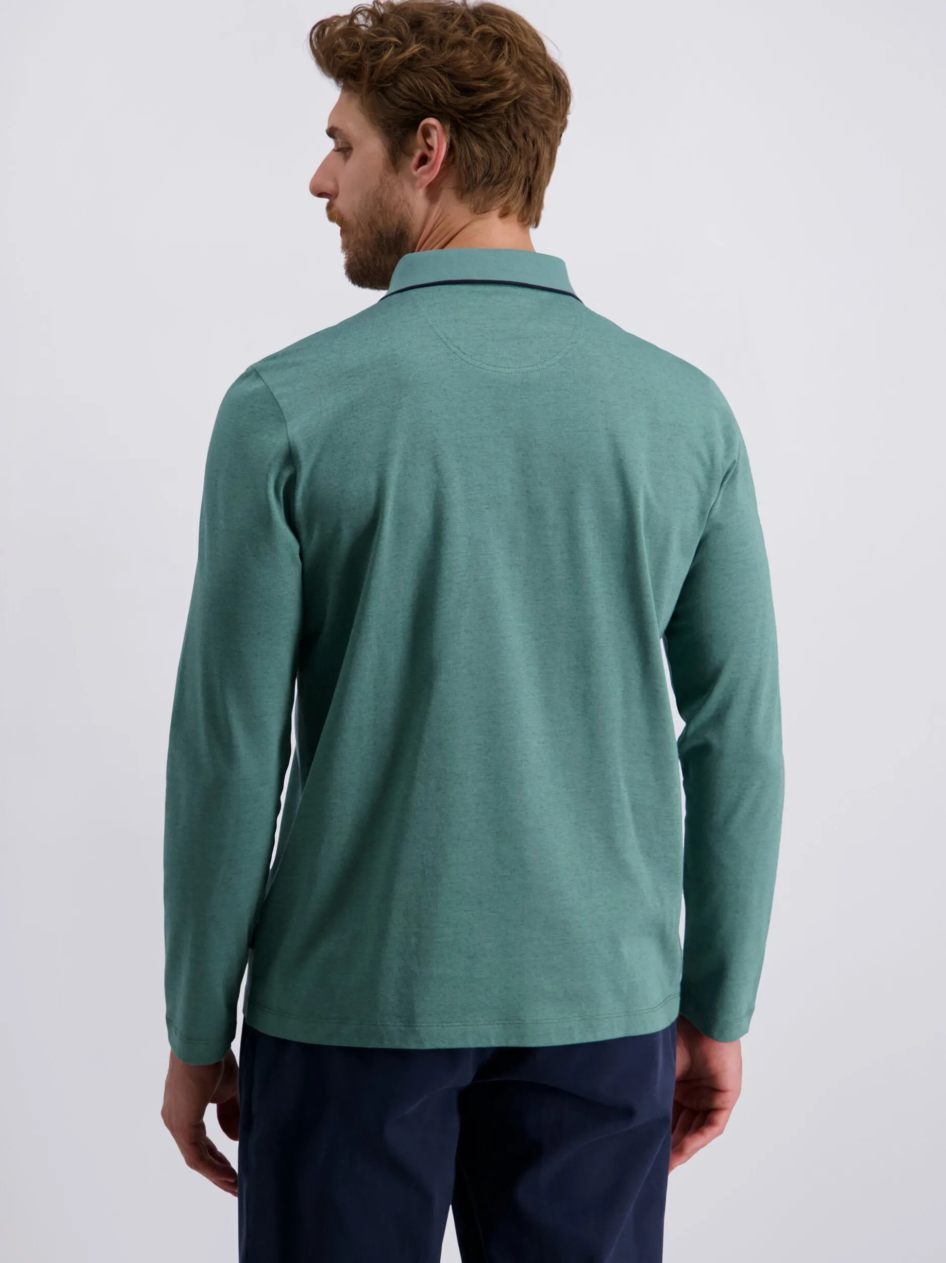 Pierre Cardin Herren Langarmshirt in grün