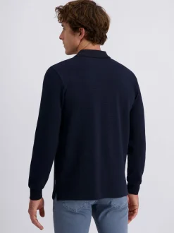 Pierre Cardin Herren Langarmshirt in marine