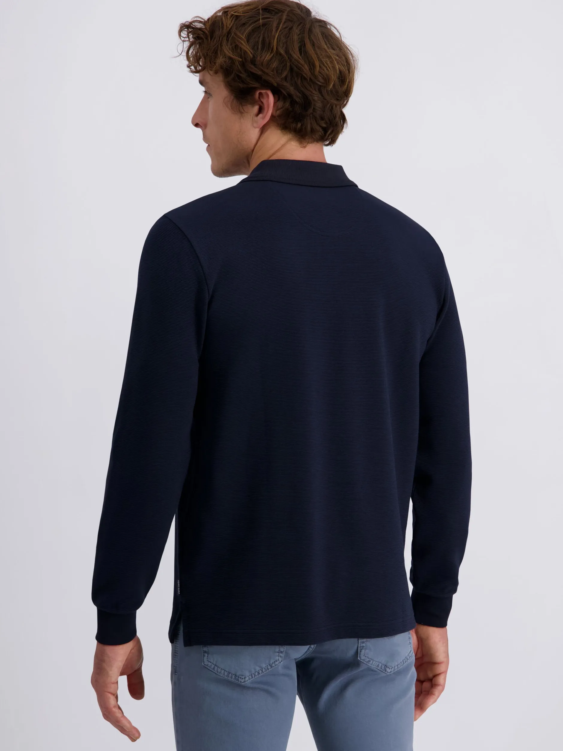 Pierre Cardin Herren Langarmshirt in marine