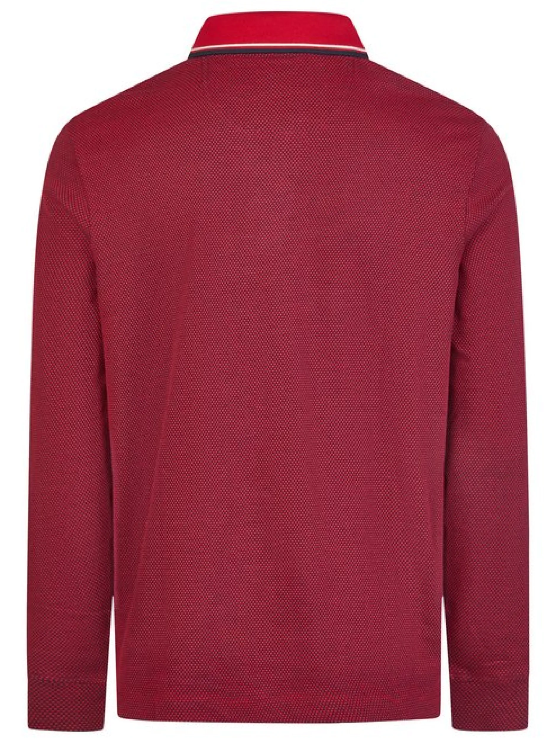 Pierre Cardin Herren Langarmshirt in rot