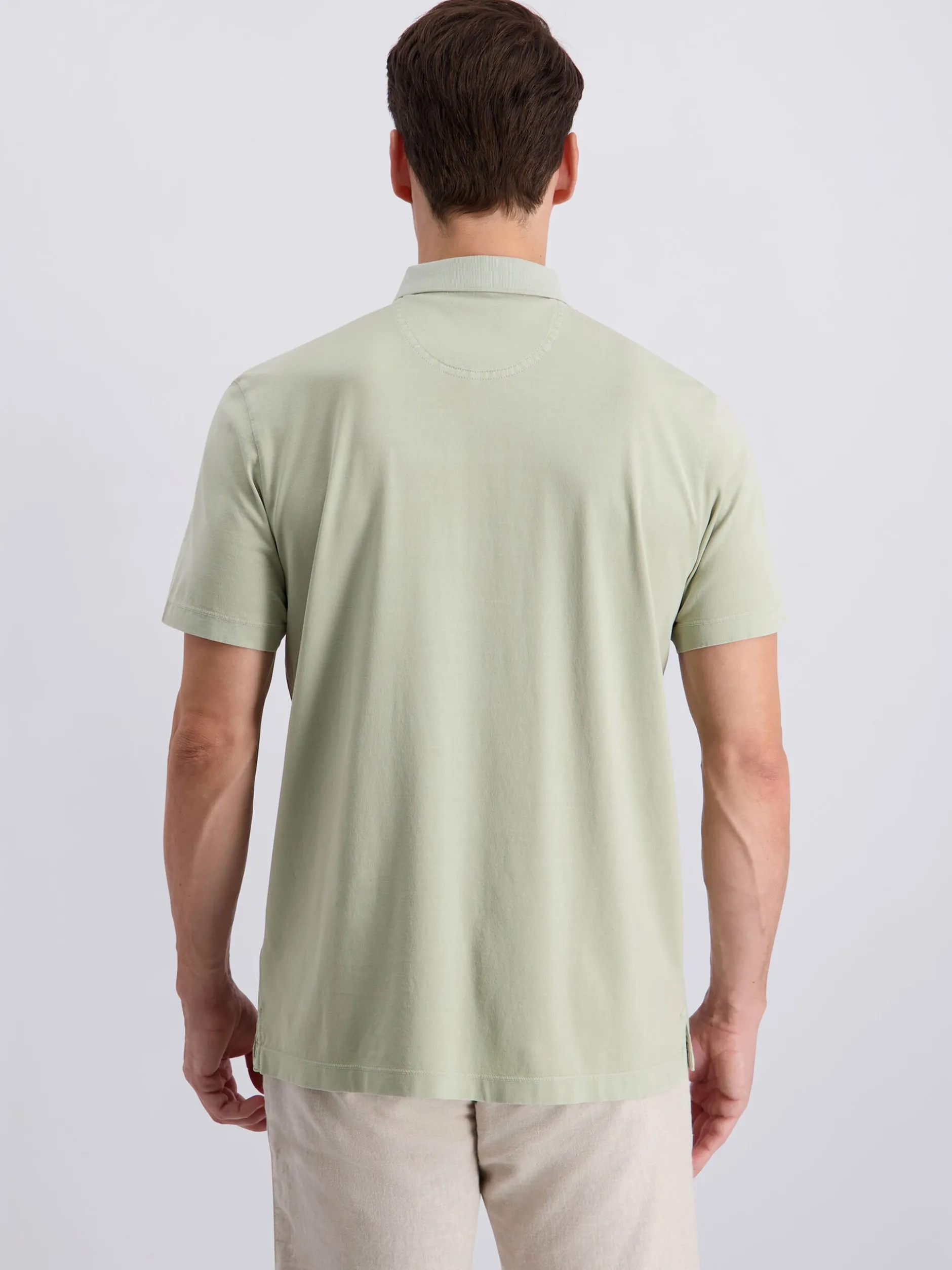 Pierre Cardin Herren Poloshirt in grün - Ärmel: kurzarm