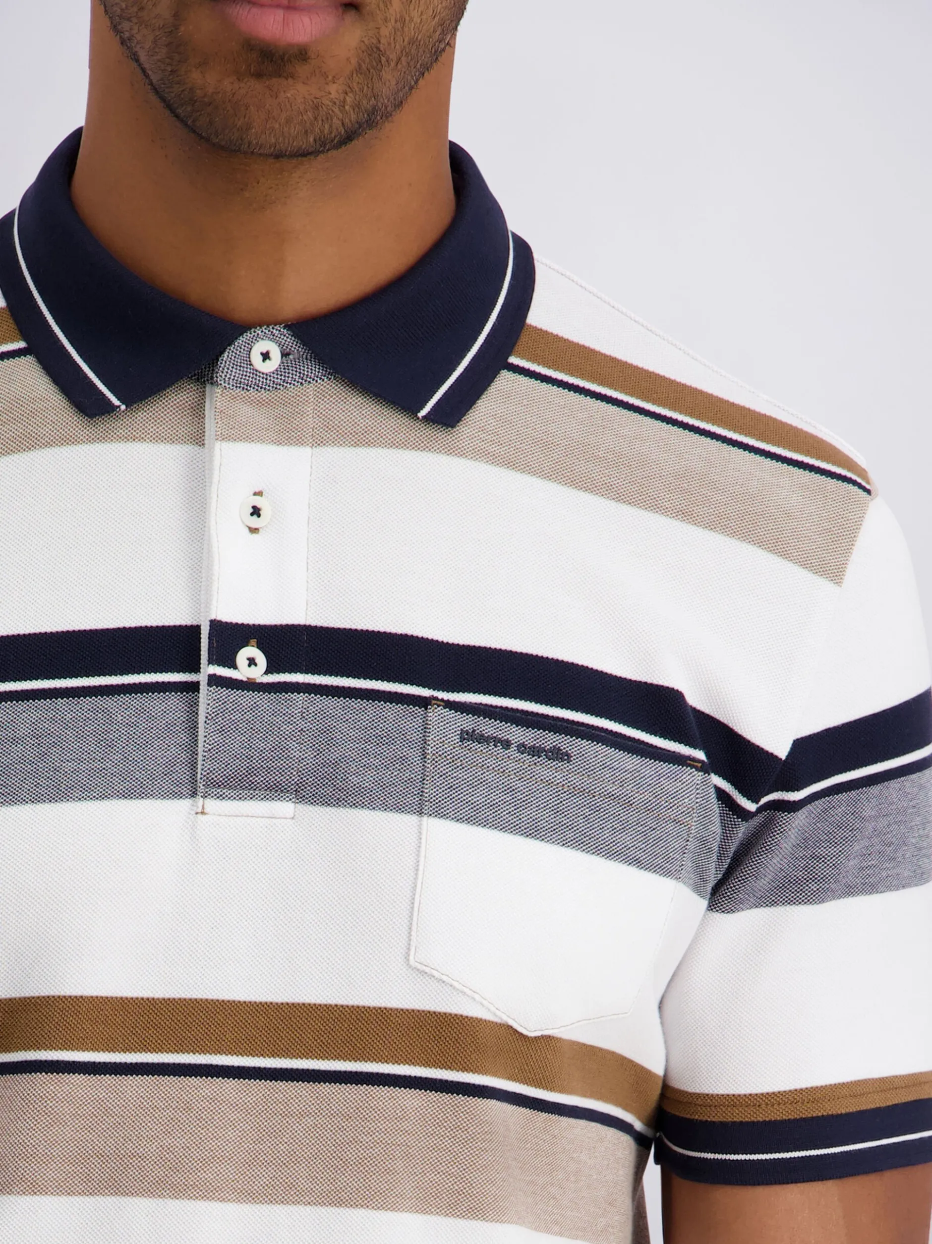 Pierre Cardin Herren Poloshirt in mehrfarbig