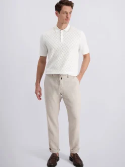Pierre Cardin Herren Poloshirt in weiß - Ärmel: kurzarm
