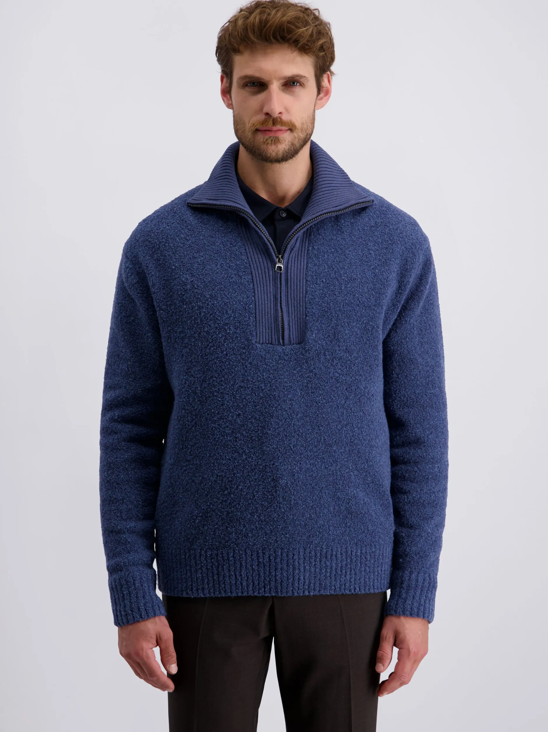 Pierre Cardin Herren Pullover in blau - Ärmel: langarm
