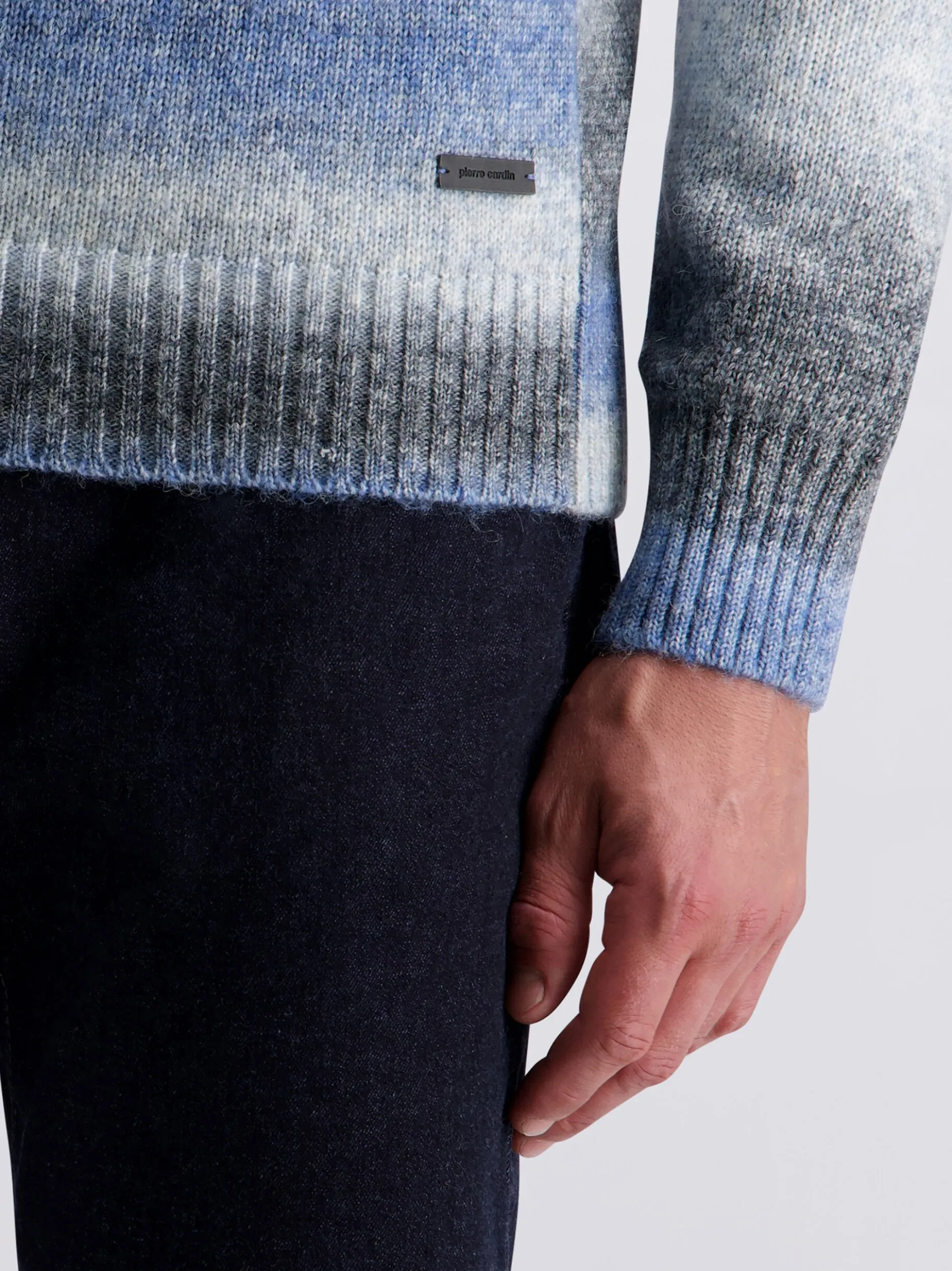 Pierre Cardin Herren Pullover in blau - Ärmel: langarm