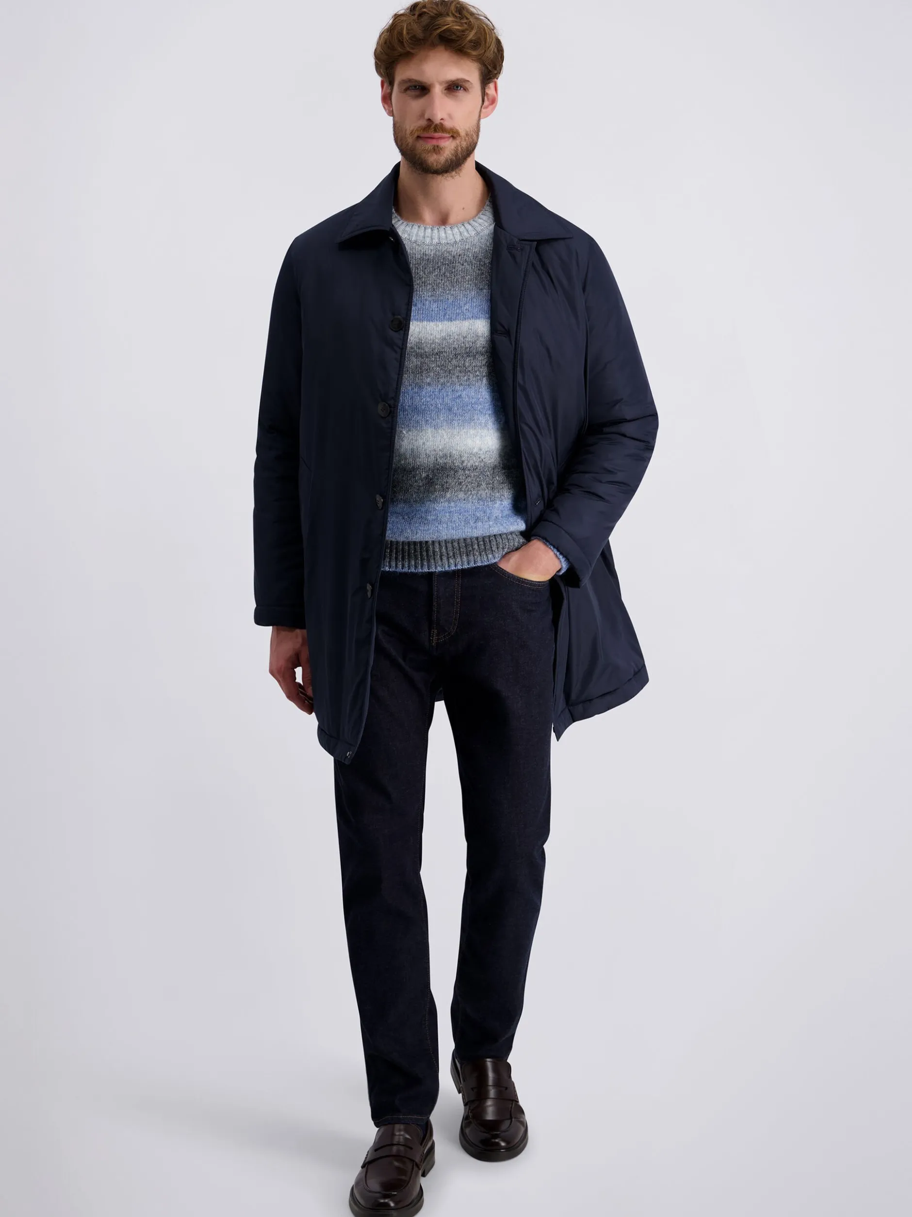 Pierre Cardin Herren Pullover in blau - Ärmel: langarm