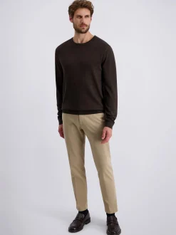 Pierre Cardin Herren Pullover in braun - Ärmel: langarm