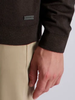 Pierre Cardin Herren Pullover in braun - Ärmel: langarm