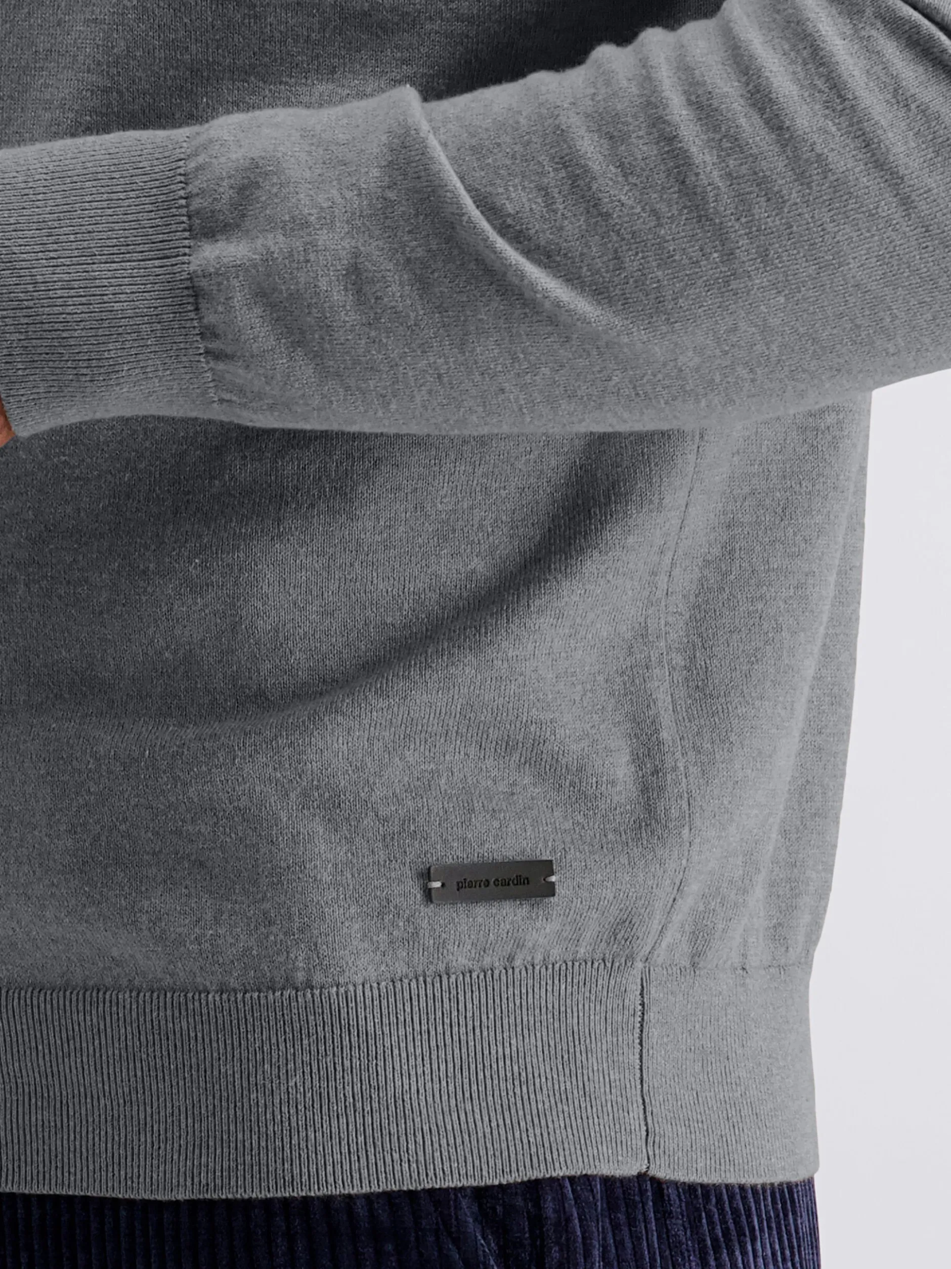 Pierre Cardin Herren Pullover in grau - Ärmel: langarm