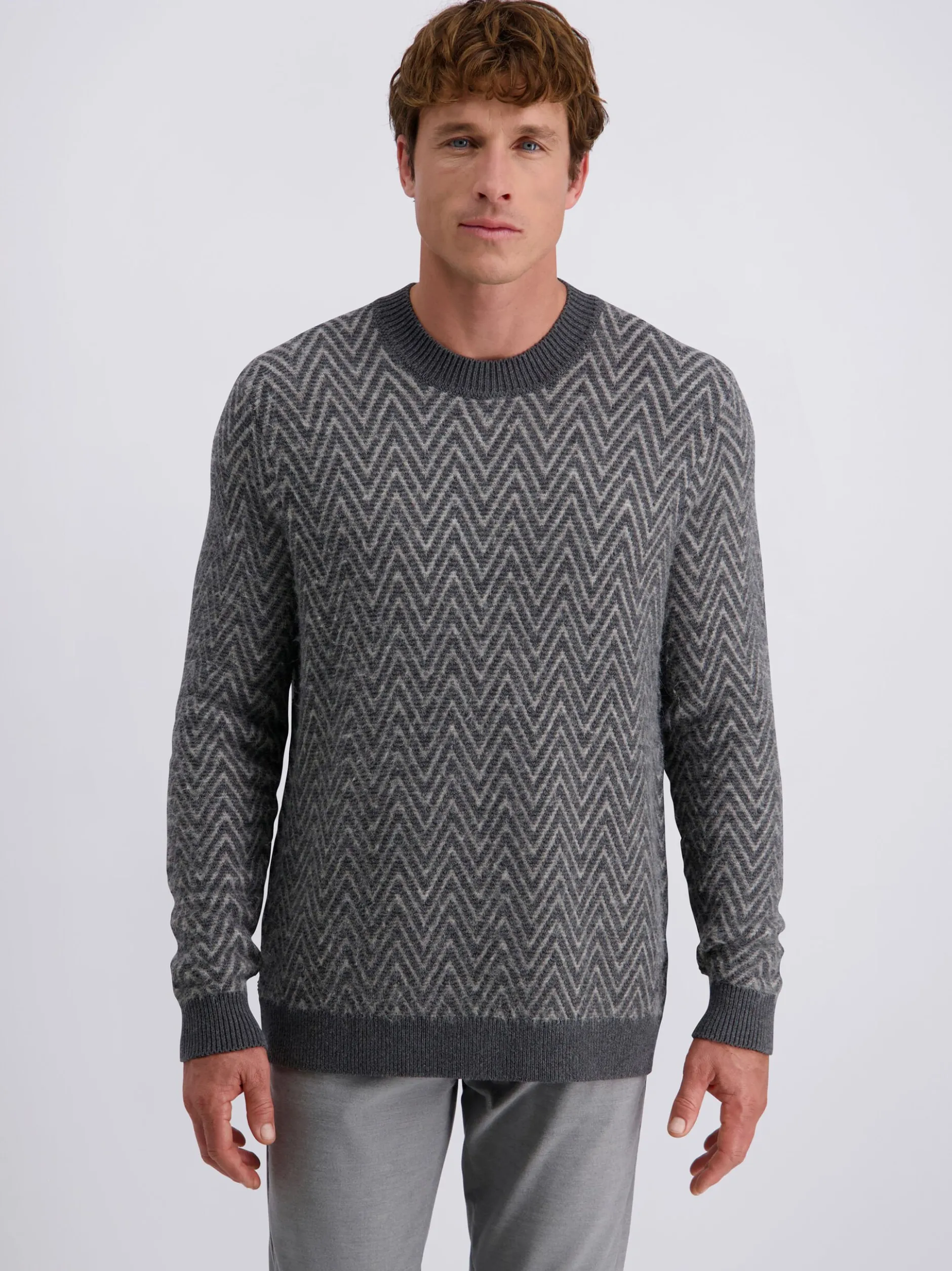 Pierre Cardin Herren Pullover in grau - Ärmel: langarm