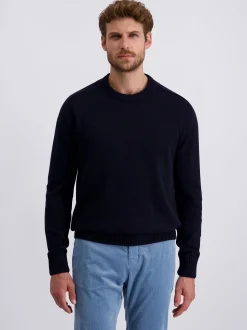 Pierre Cardin Herren Pullover in marine - Ärmel: langarm