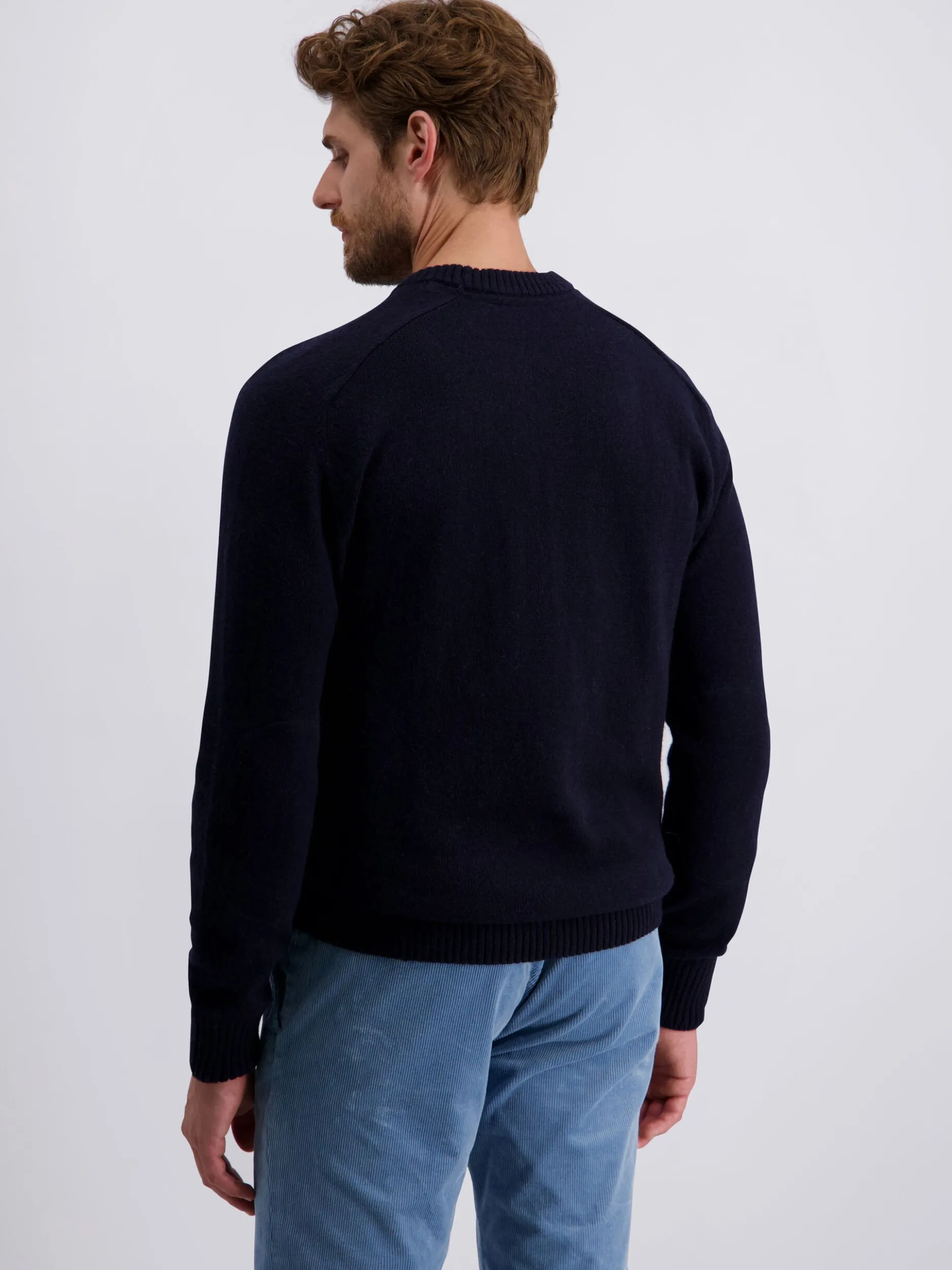 Pierre Cardin Herren Pullover in marine - Ärmel: langarm
