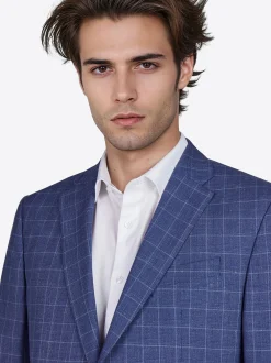 Pierre Cardin Herren Sakko Grant in blau