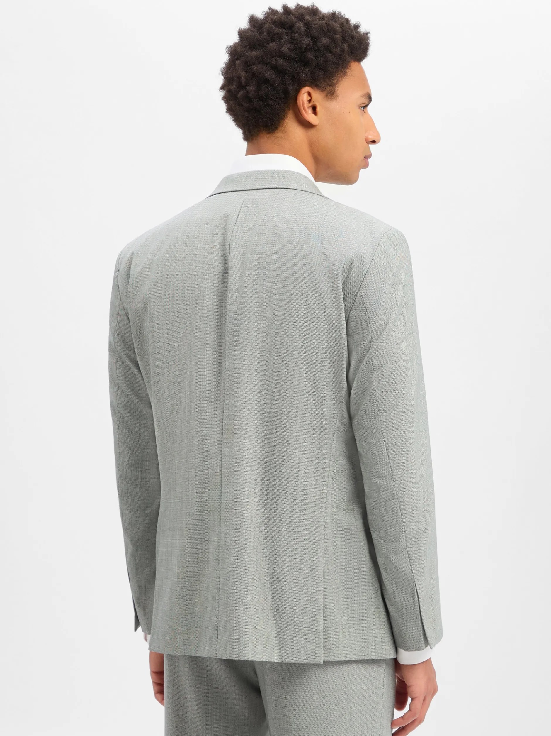 Pierre Cardin Herren Sakko mit Wollanteil - Grant-R in grau