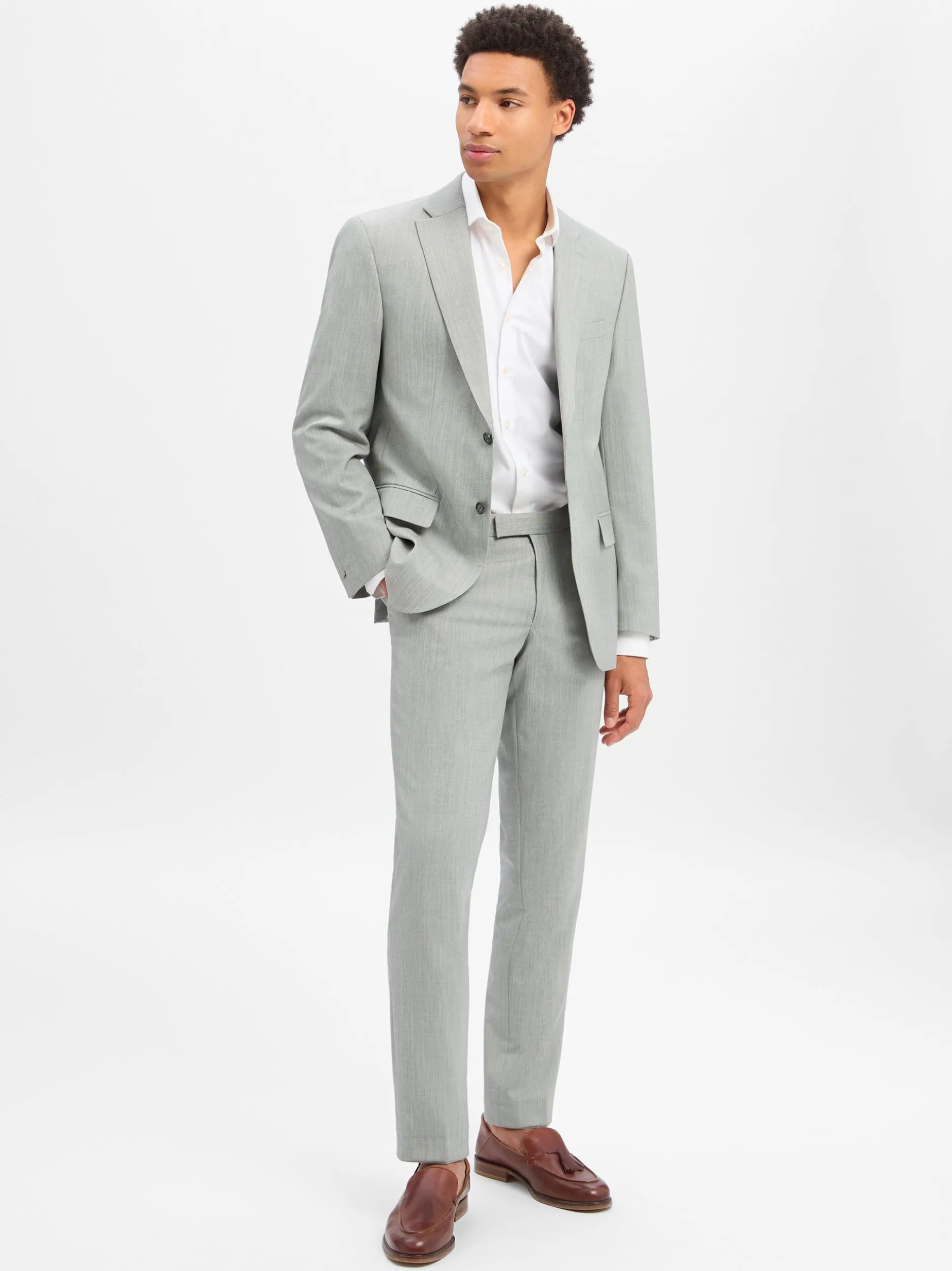 Pierre Cardin Herren Sakko mit Wollanteil - Grant-R in grau
