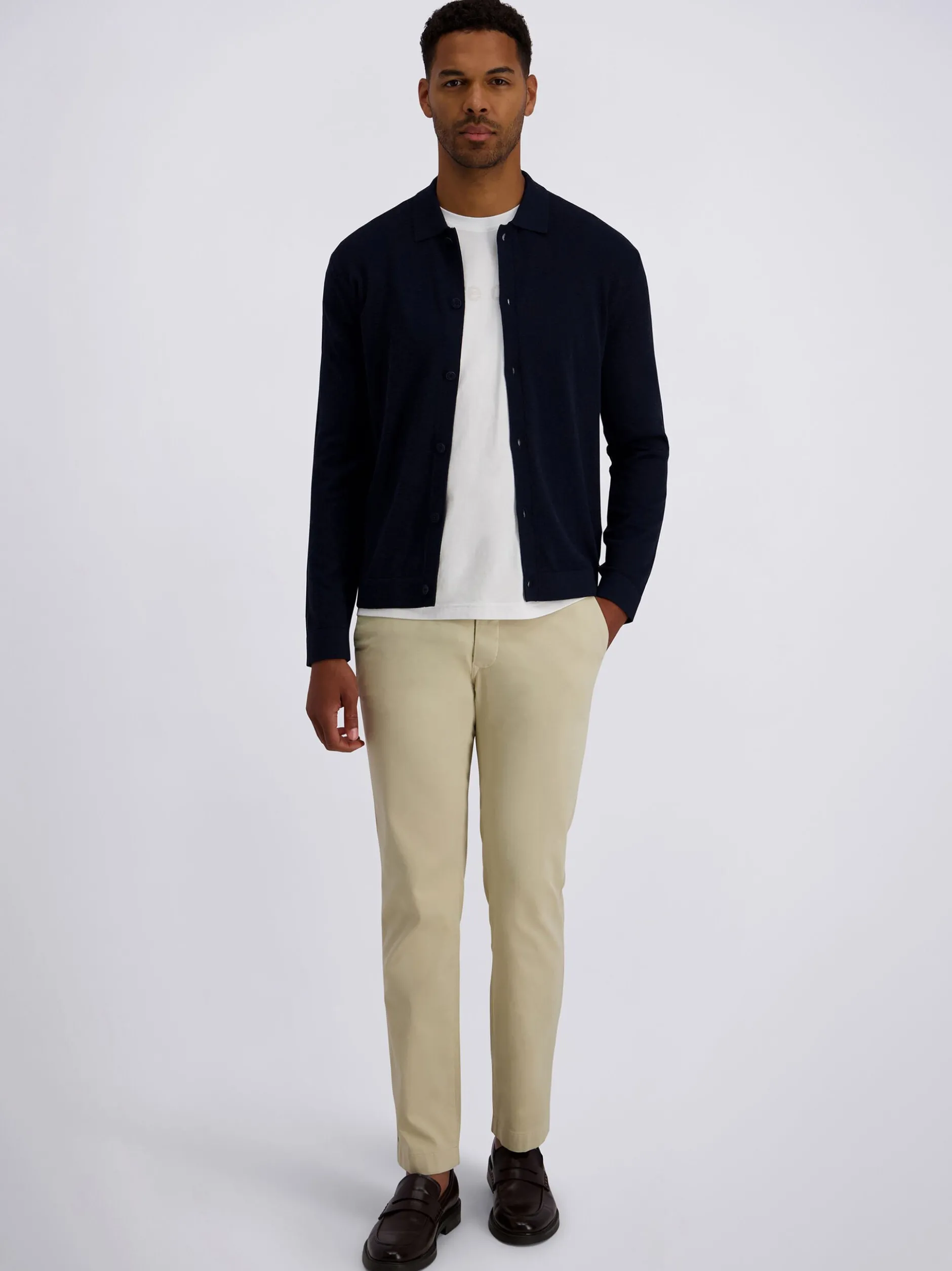Pierre Cardin Herren Strickjacke in blau