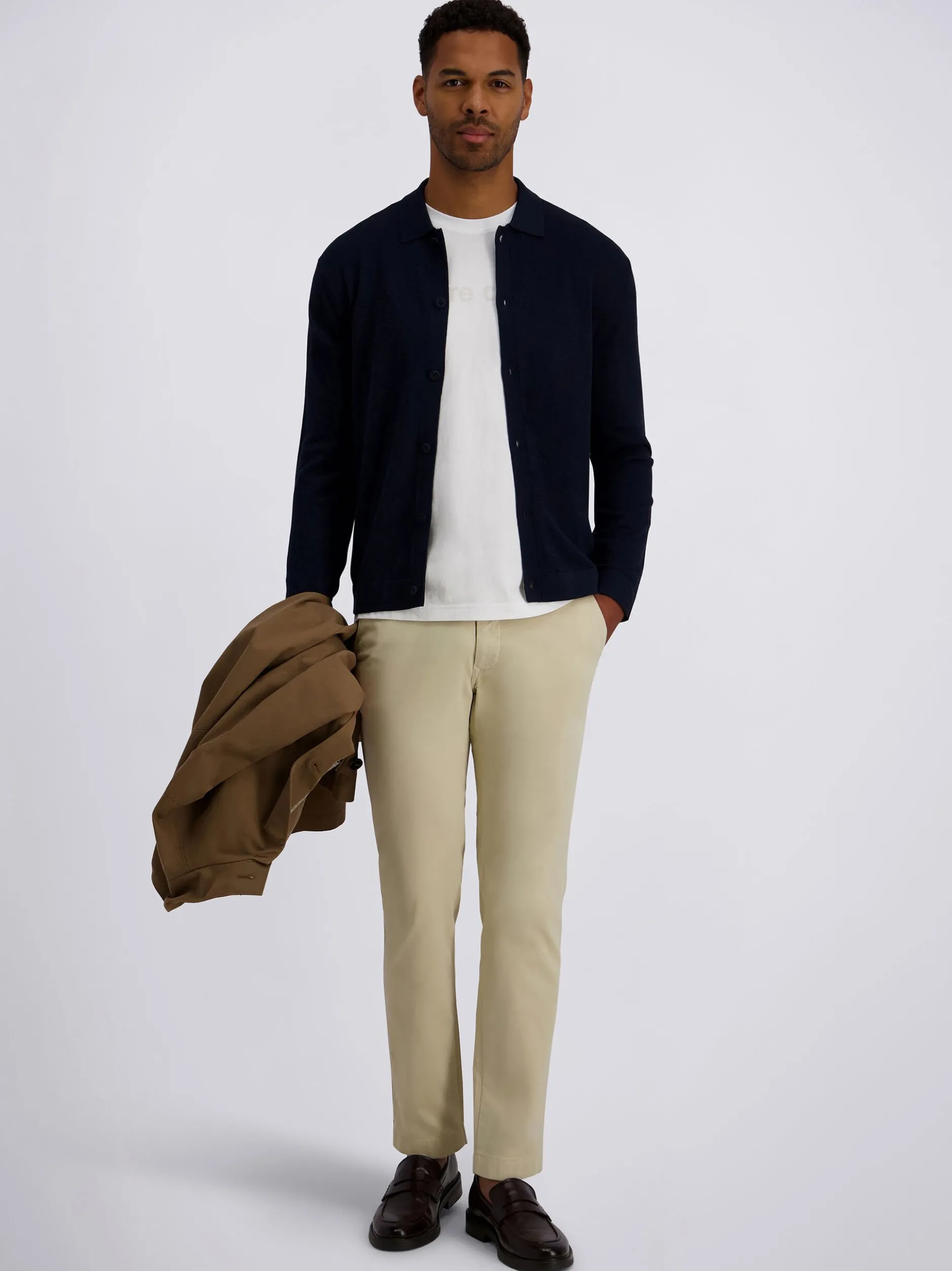 Pierre Cardin Herren Strickjacke in blau