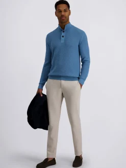 Pierre Cardin Herren Strickpullover in blau