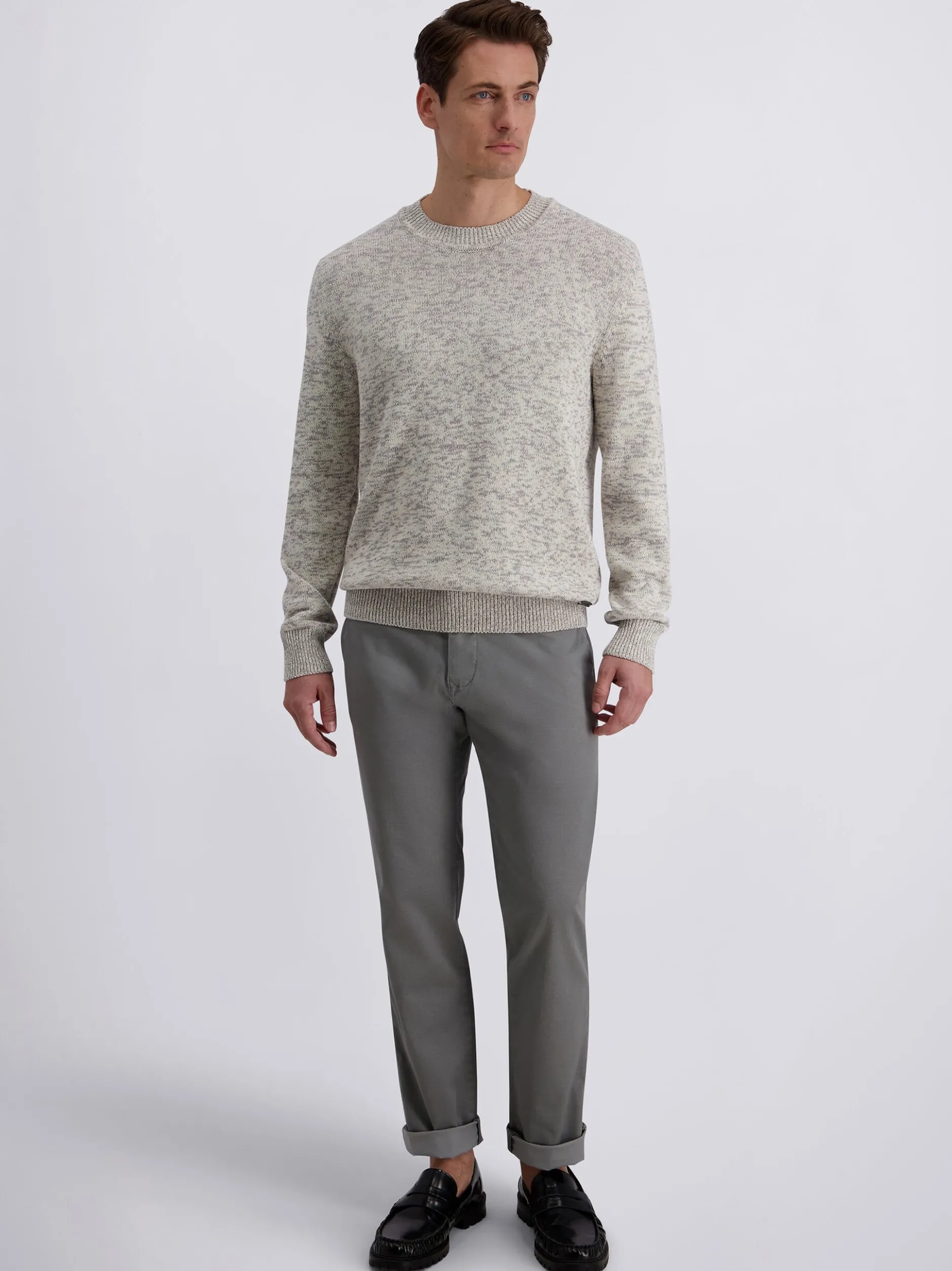 Pierre Cardin Herren Strickpullover in grau