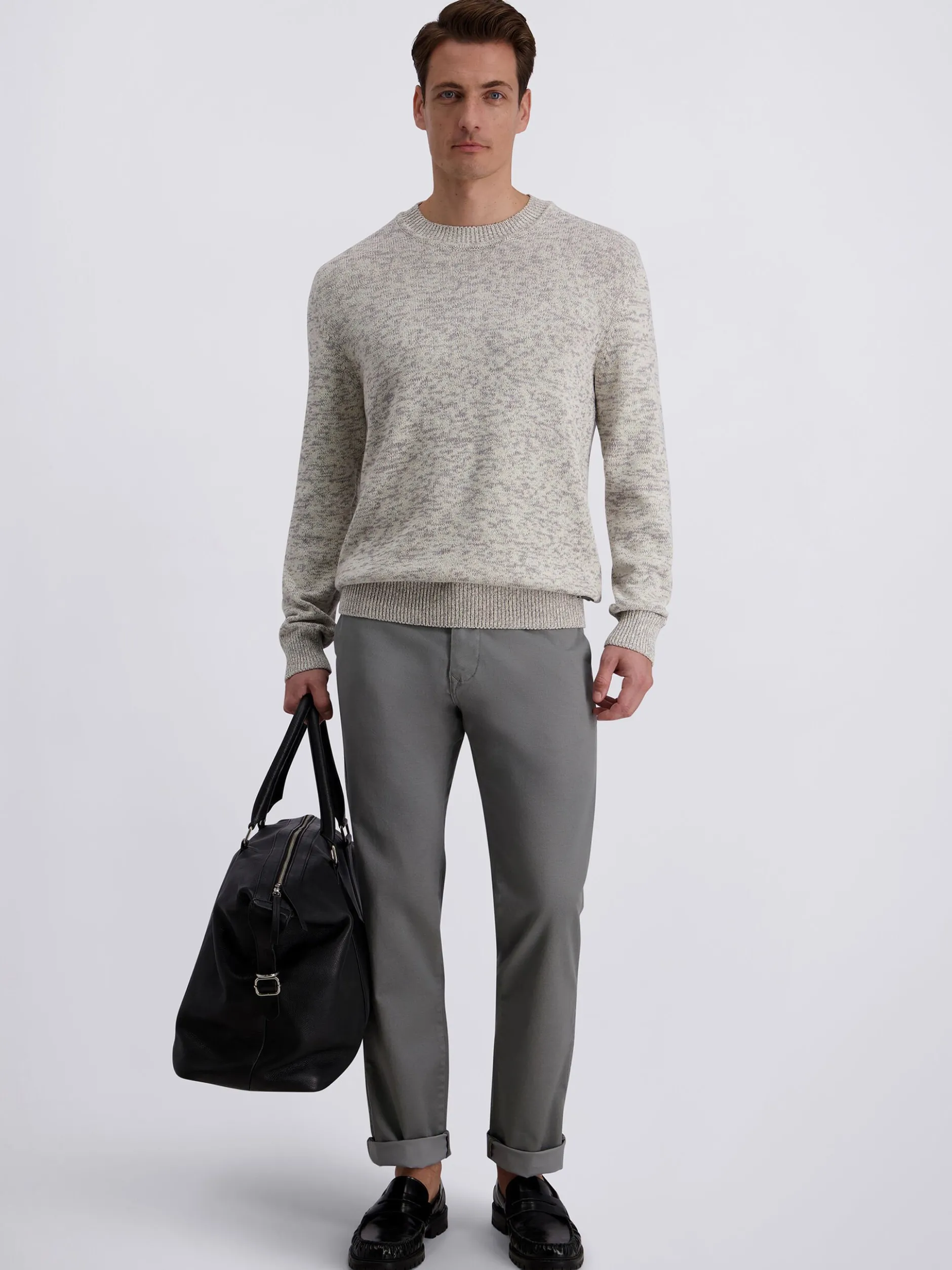 Pierre Cardin Herren Strickpullover in grau