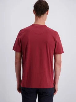 Pierre Cardin Herren T-Shirt in rot - Ärmel: kurzarm