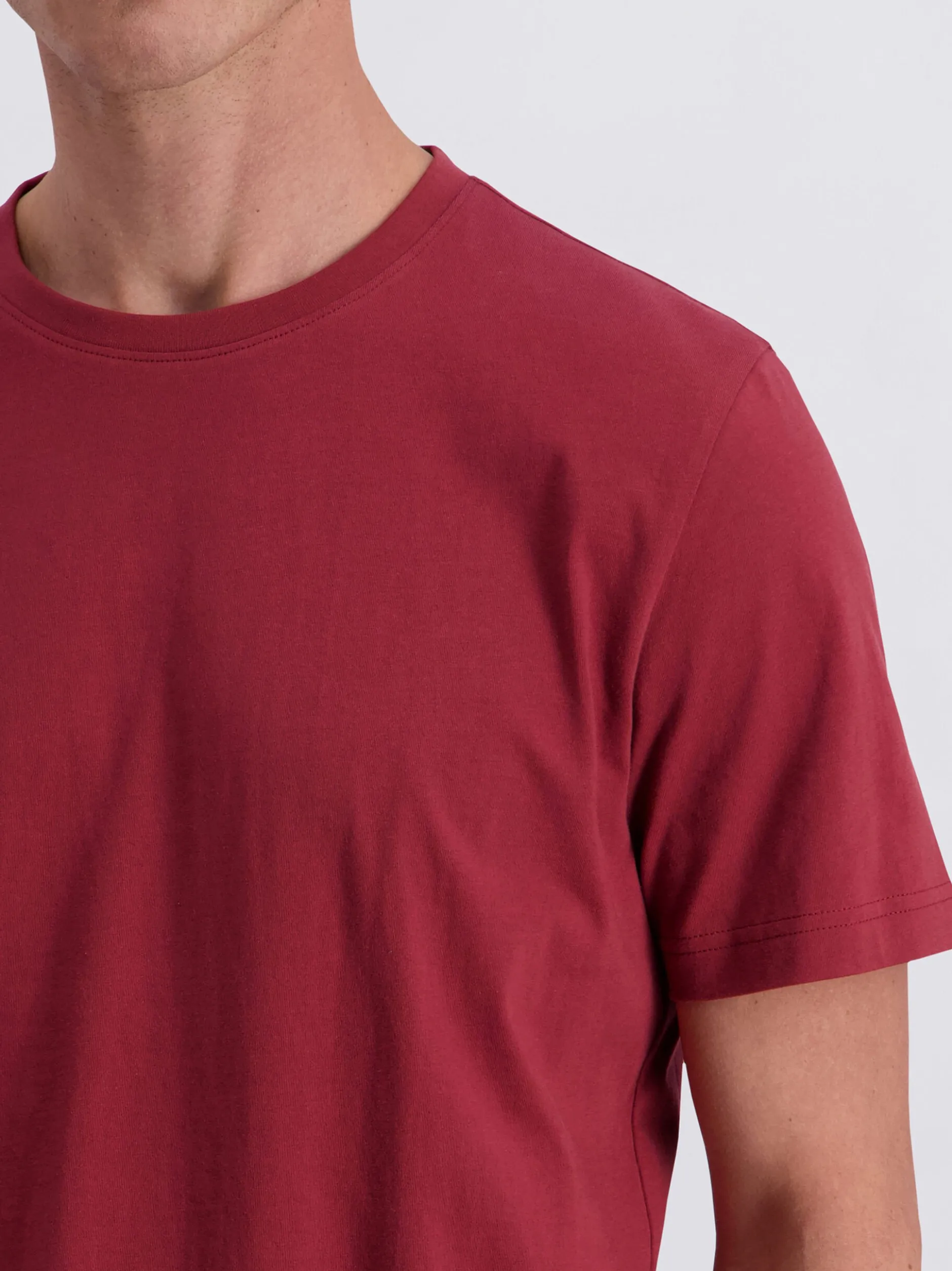 Pierre Cardin Herren T-Shirt in rot - Ärmel: kurzarm