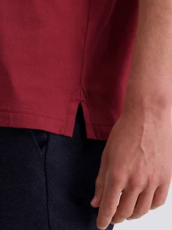 Pierre Cardin Herren T-Shirt in rot - Ärmel: kurzarm