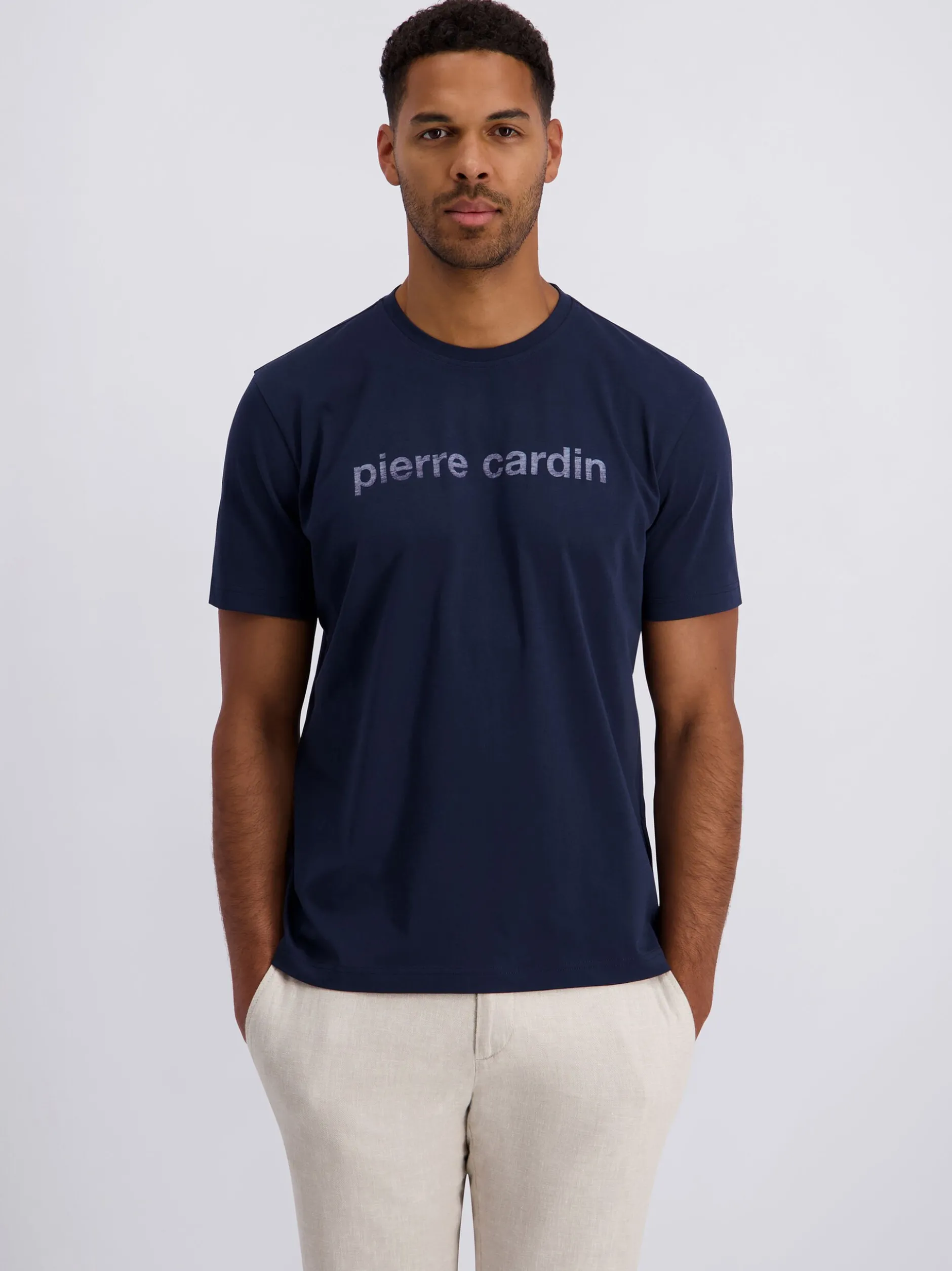 Pierre Cardin Herren T-Shirt in blau - Ärmel: kurzarm