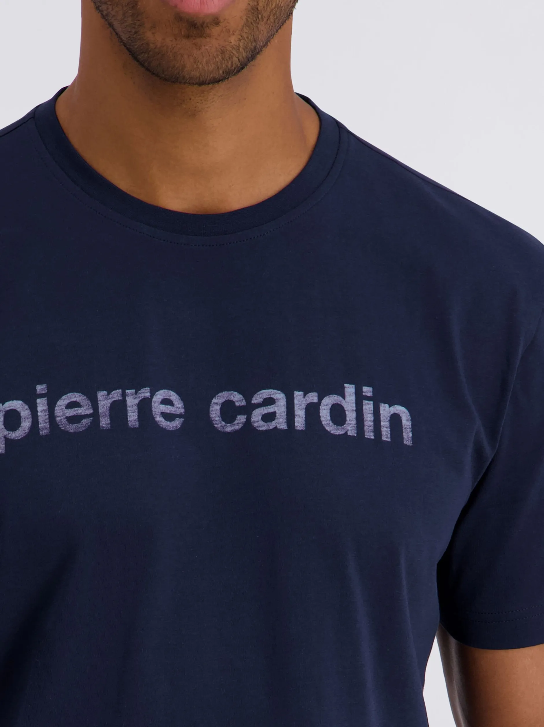 Pierre Cardin Herren T-Shirt in blau - Ärmel: kurzarm