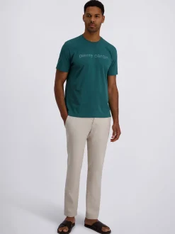 Pierre Cardin Herren T-Shirt in grün - Ärmel: kurzarm