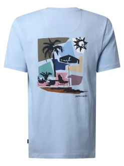 Pierre Cardin Herren T-Shirt in hellblau
