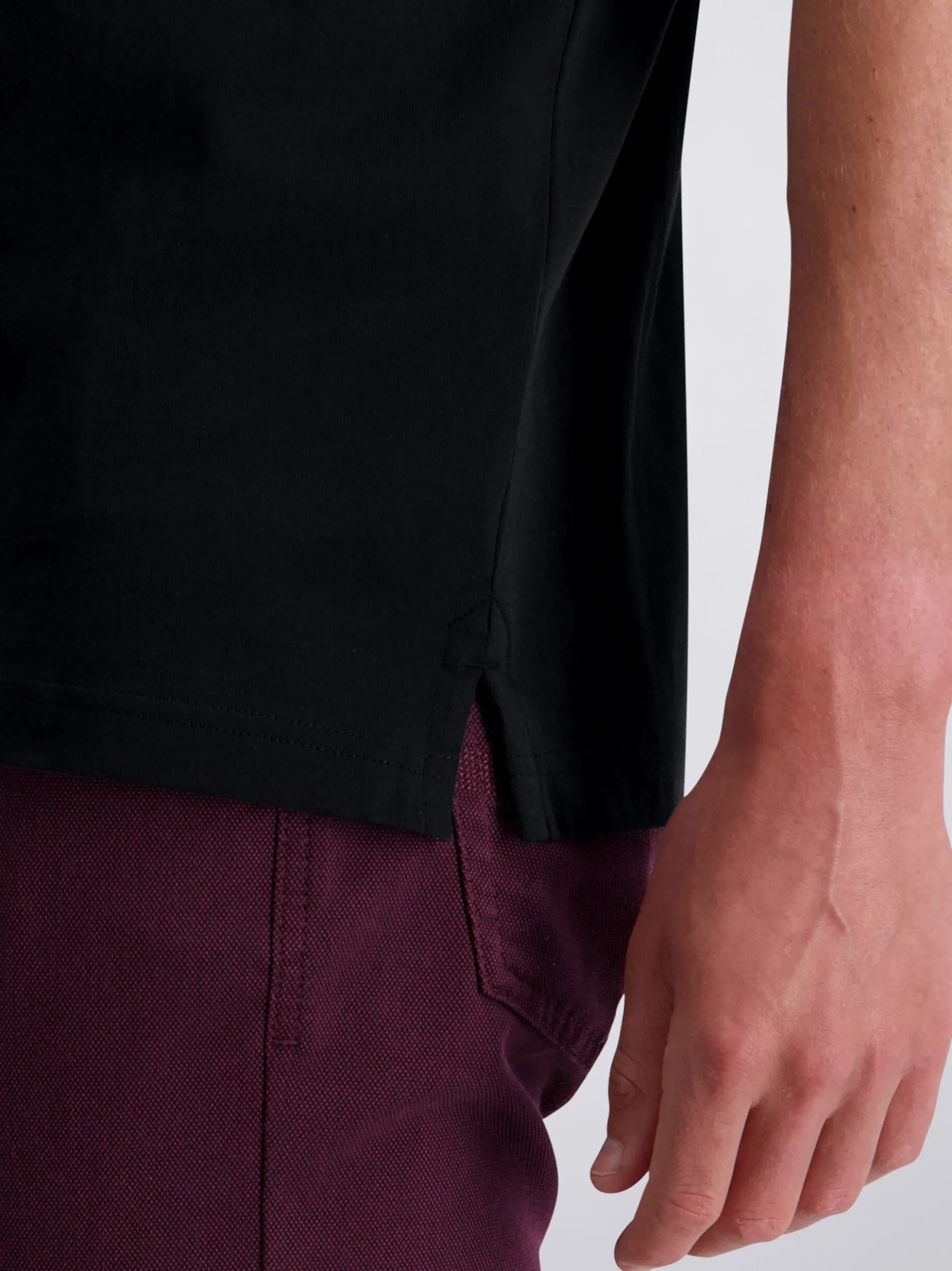 Pierre Cardin Herren T-Shirt in schwarz - Ärmel: kurzarm