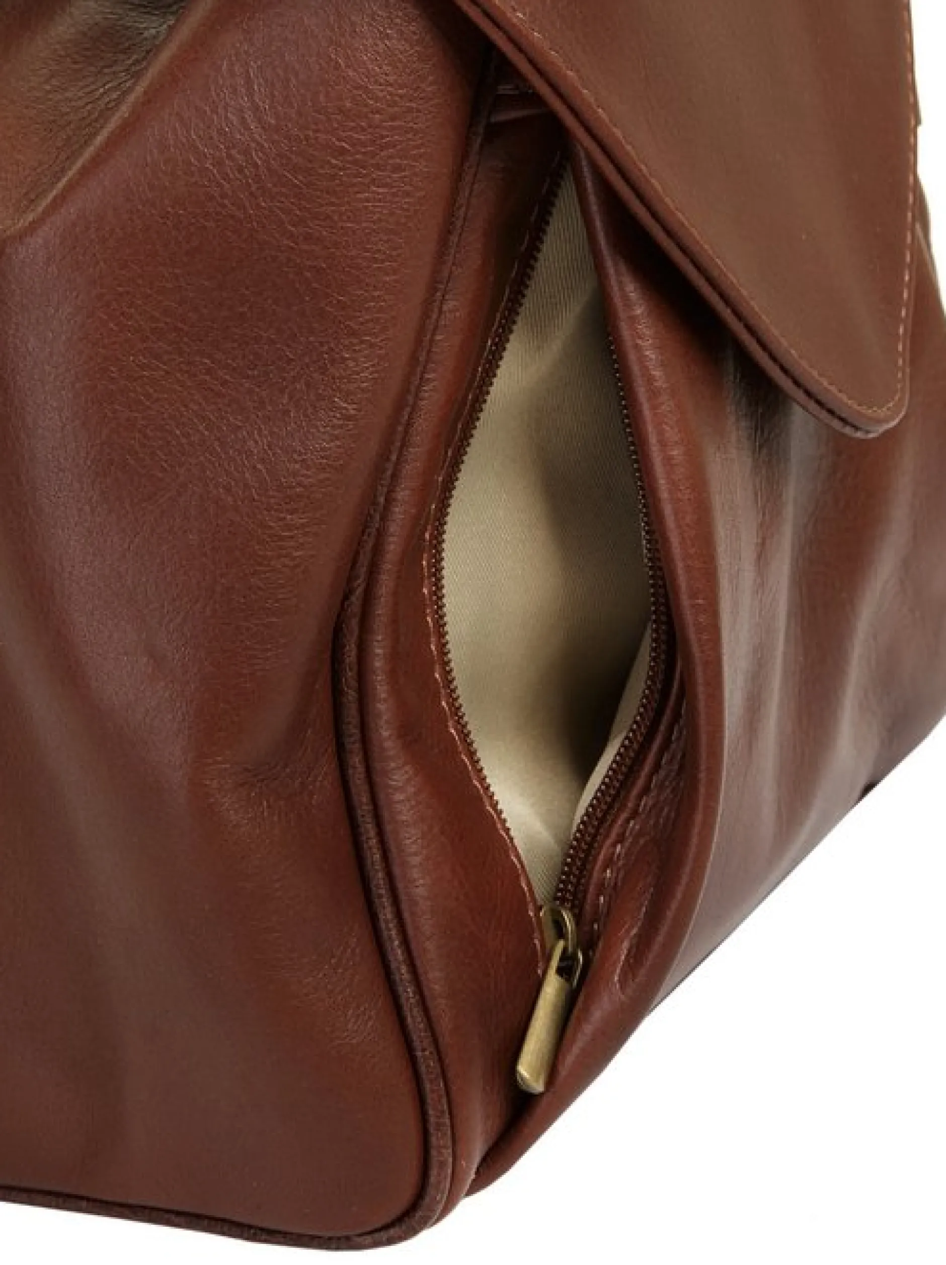 piké Damen Cityrucksack in braun