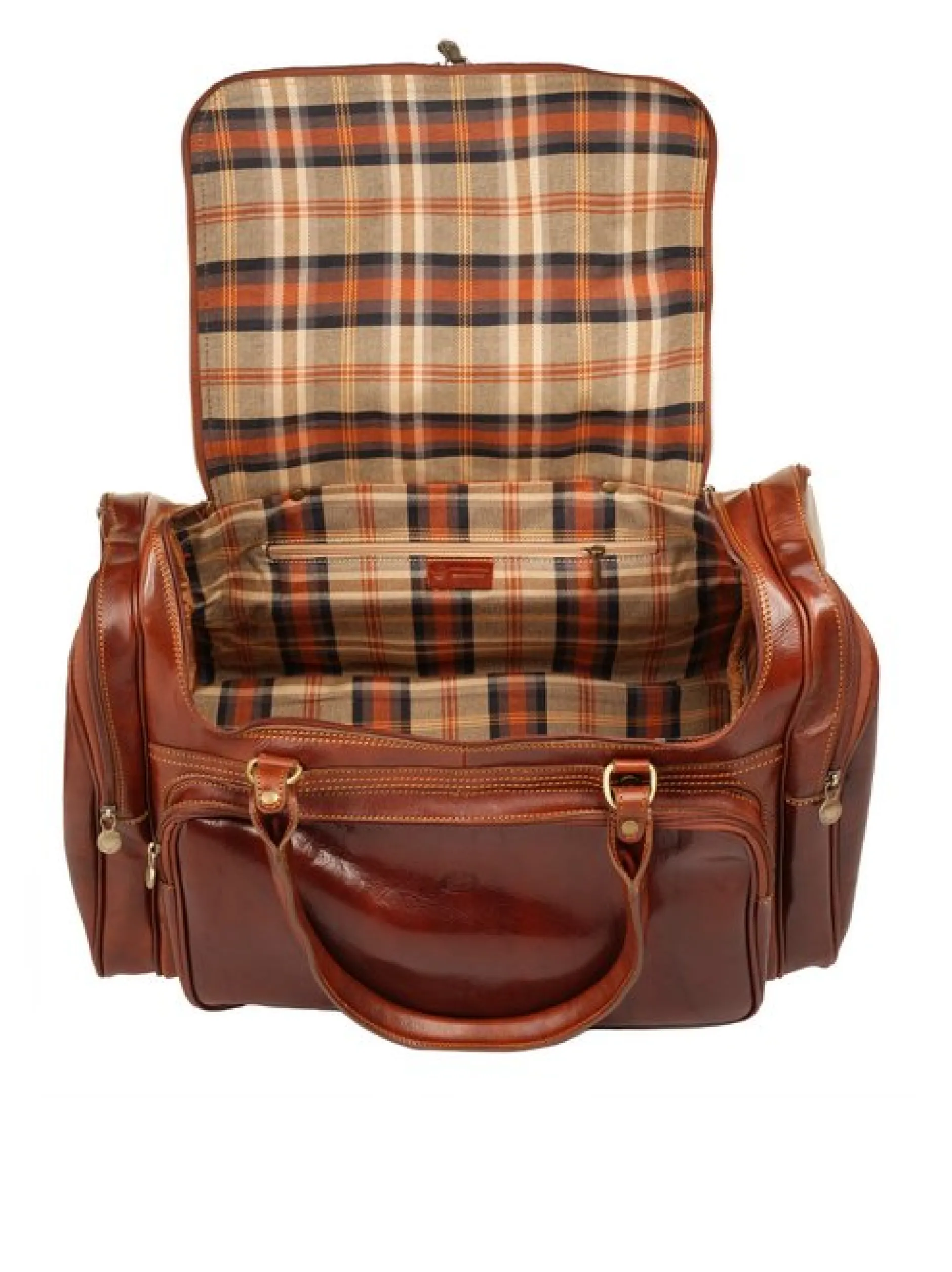 piké Unisex Reisetasche in braun