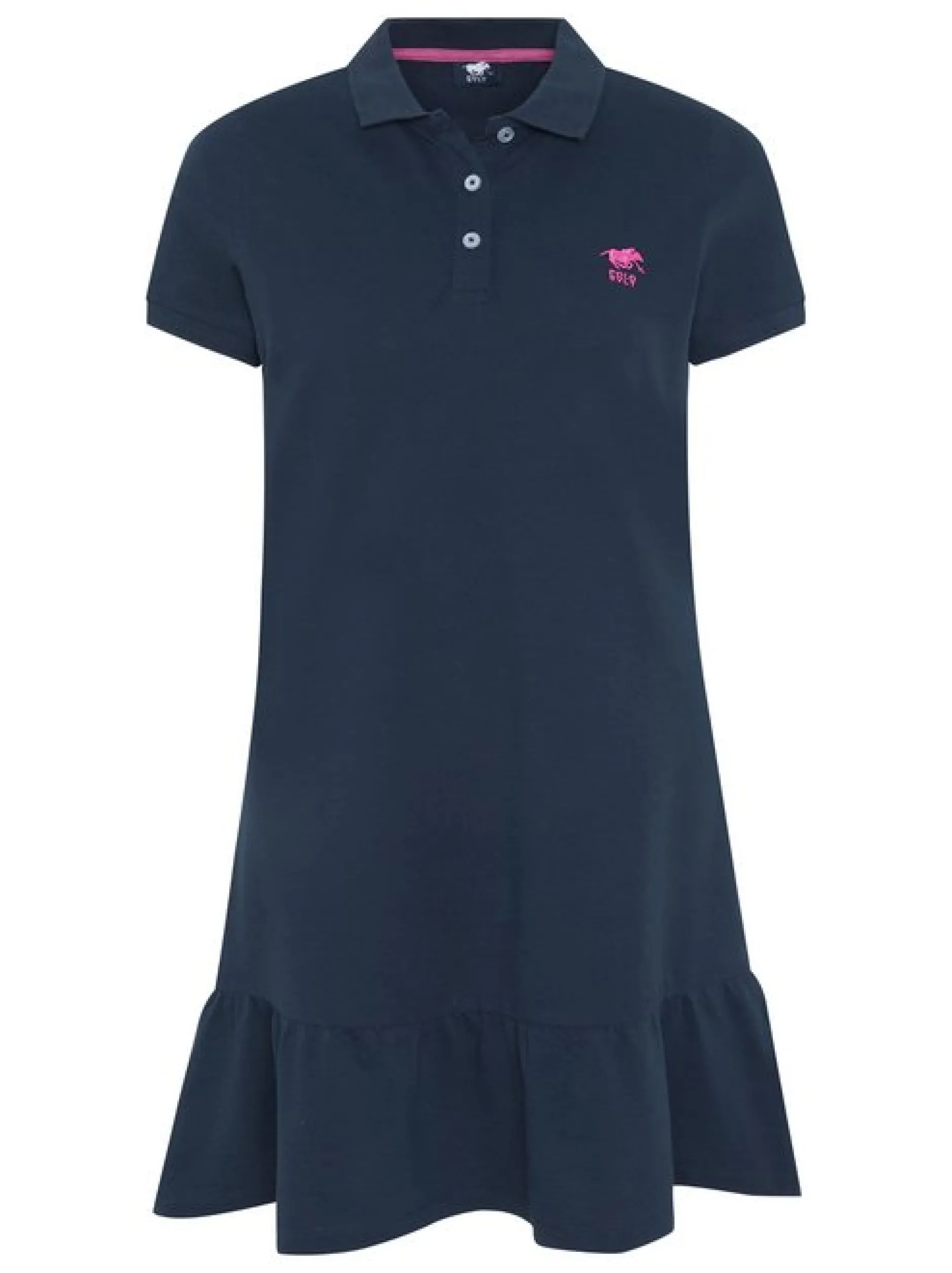 Polo Sylt Damen Polokleid in marine blau
