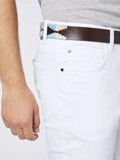 Polo Sylt Herren Jeans in weiß - Länge: lang