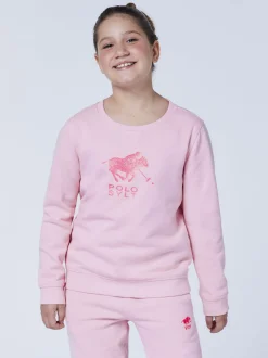 Polo Sylt Mädchen Sweatshirt in rosa pink