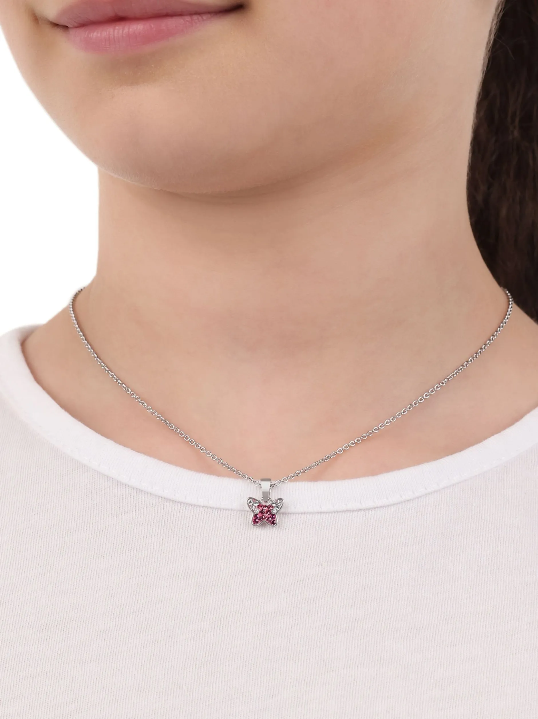 Prinzessin Lillifee Mädchen Kette mit Anhänger in silber