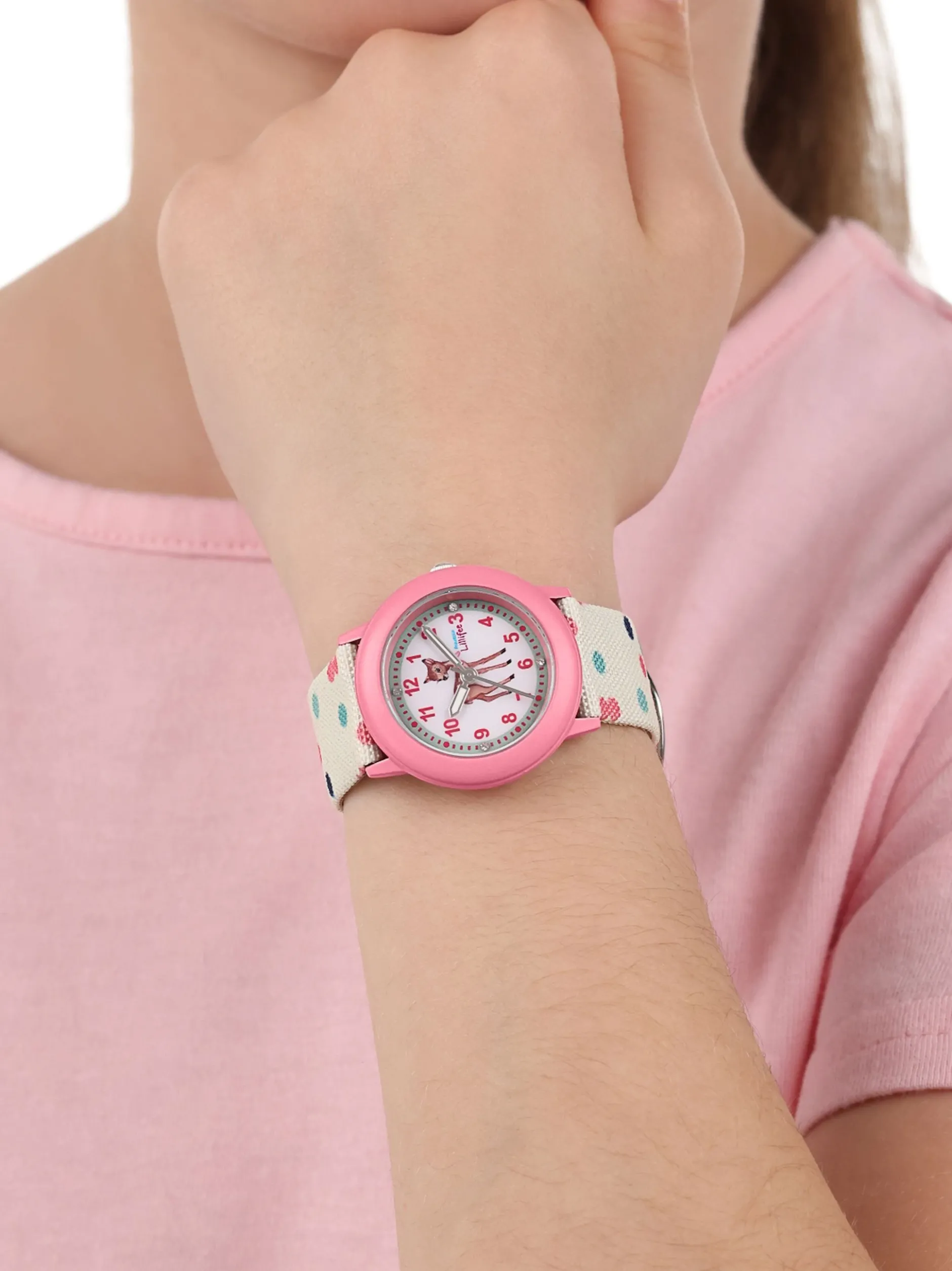 Prinzessin Lillifee Mädchen Quarzuhr in rosa
