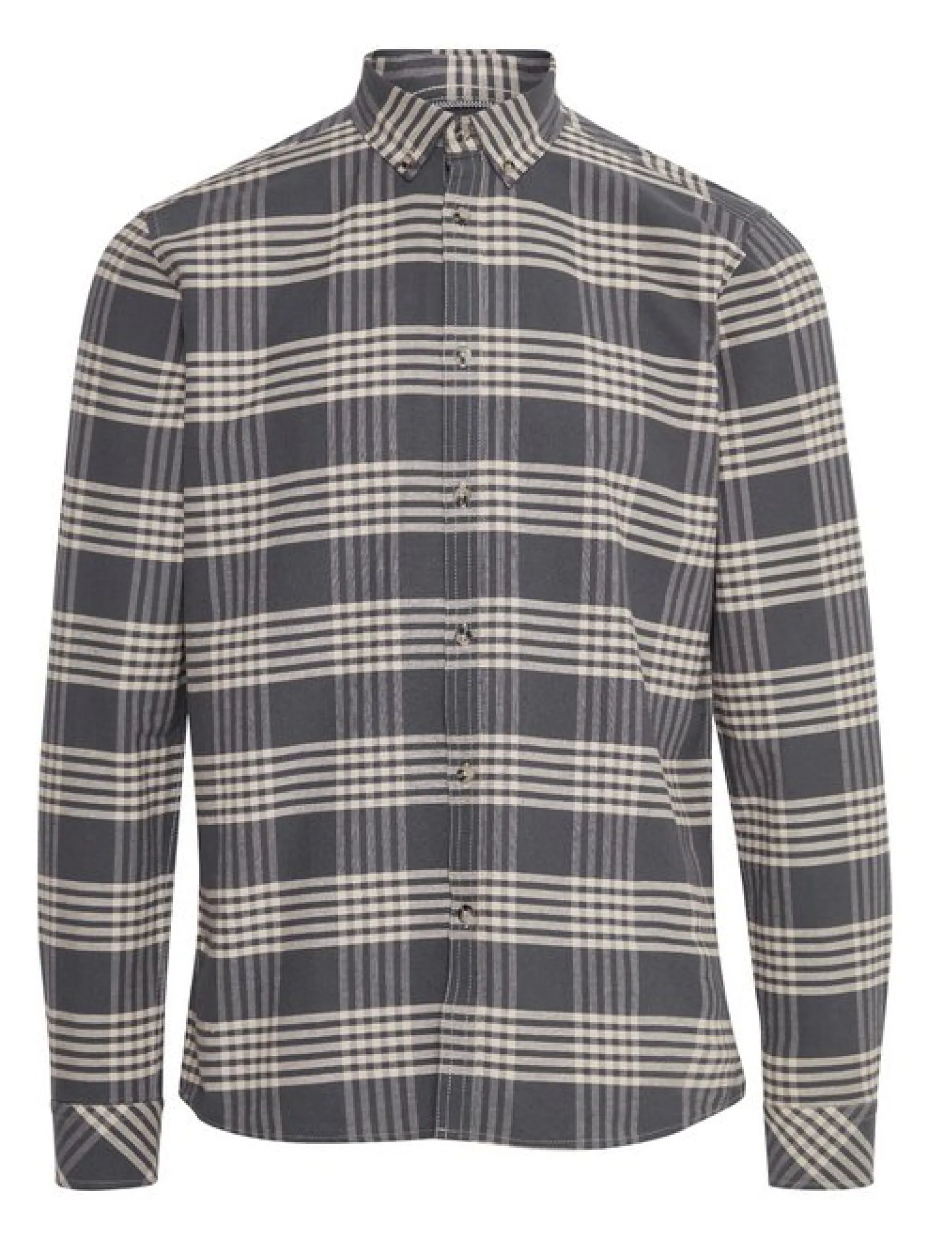 11 Project Herren Langarmhemd - PRPhineas in beige