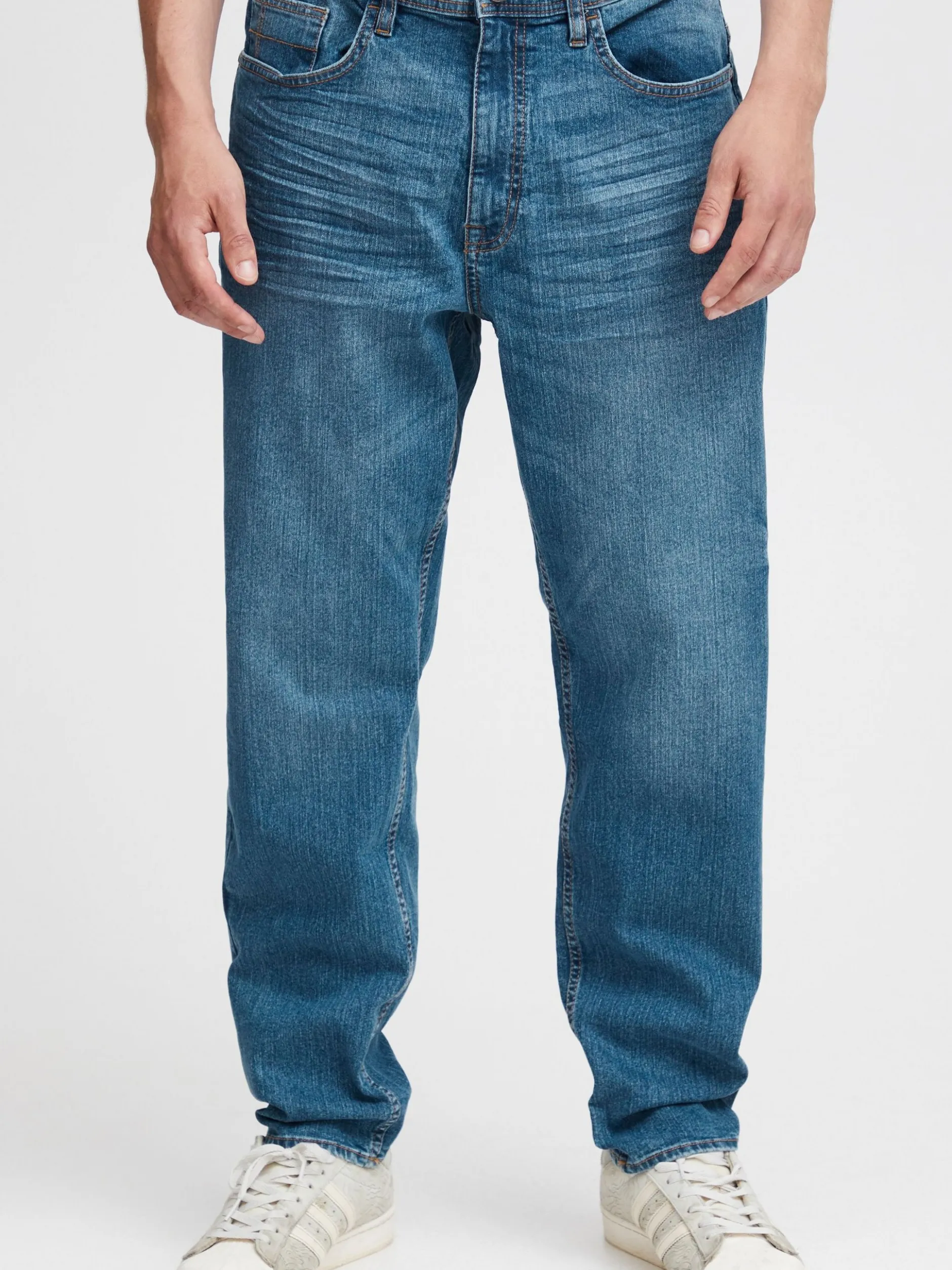 11 Project Herren 5-Pocket-Jeans - PRMads in medium stone
