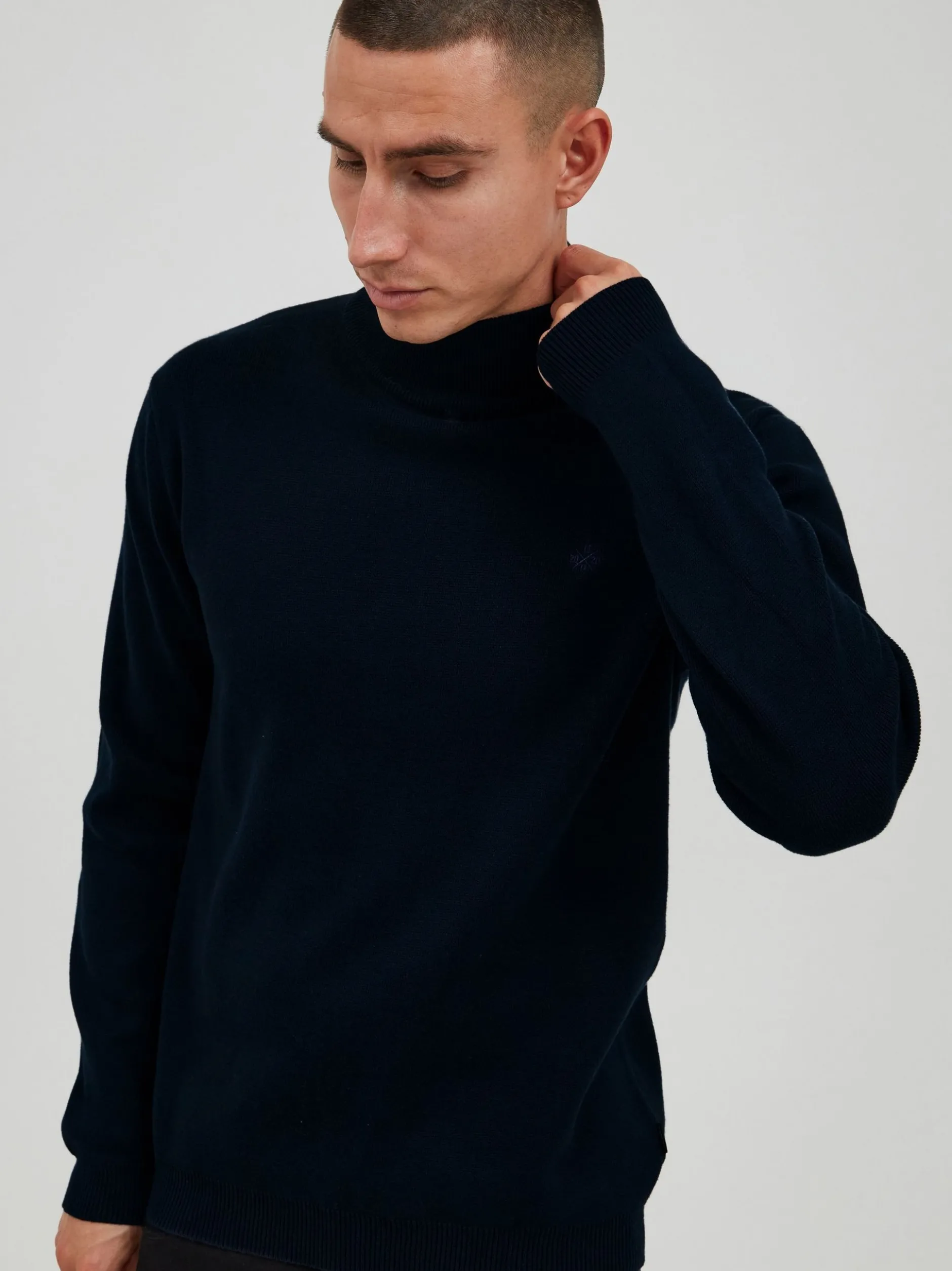 11 Project Herren Rollkragenpullover - PRSandis in blau