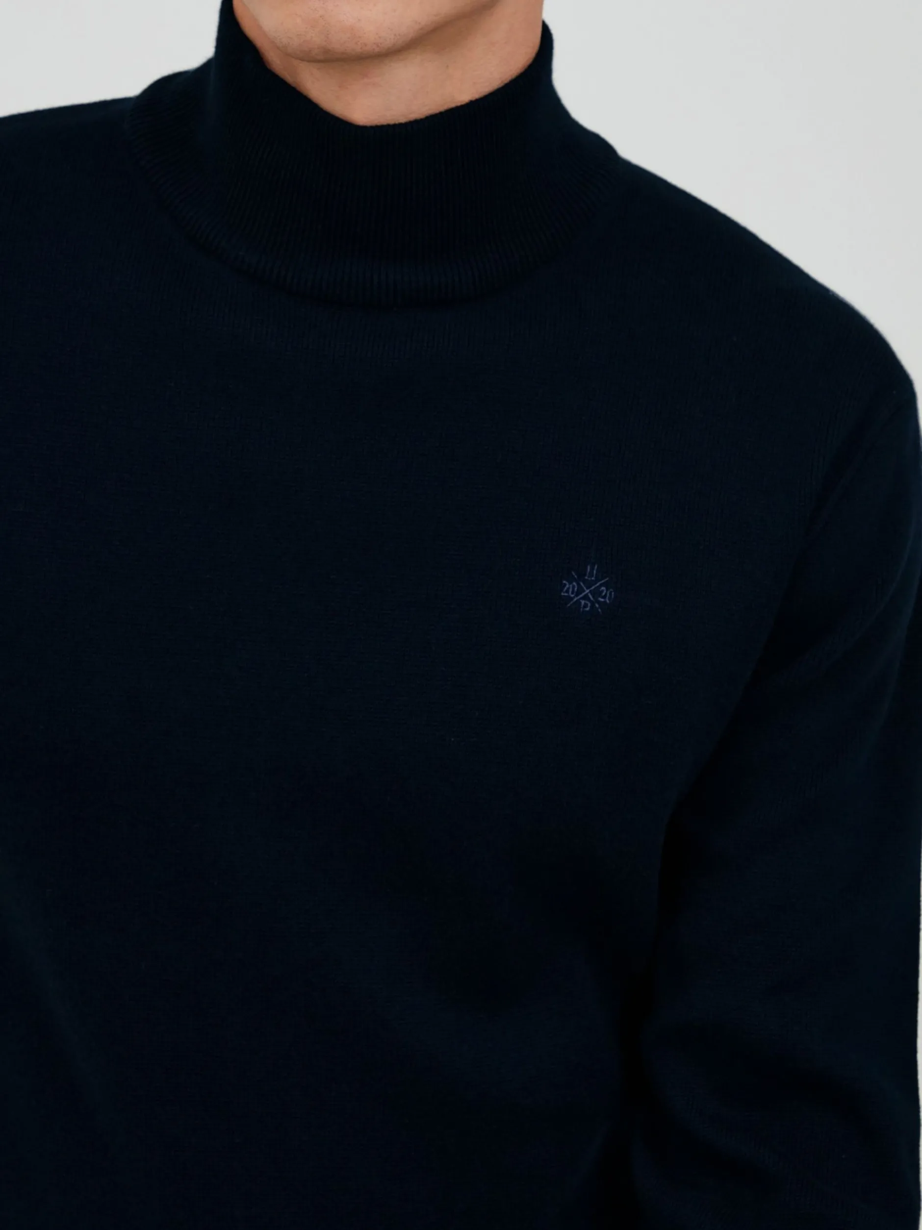 11 Project Herren Rollkragenpullover - PRSandis in blau