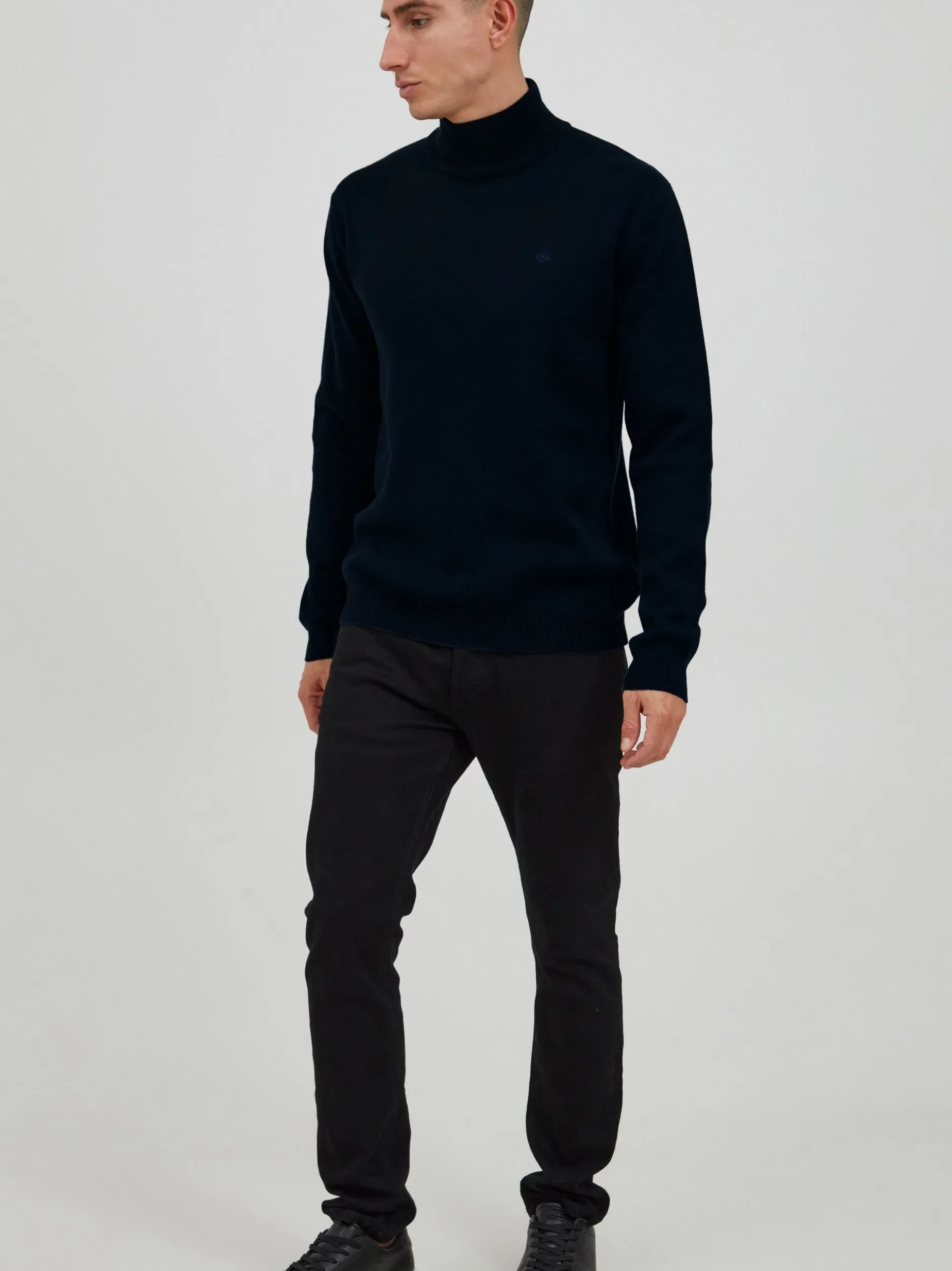 11 Project Herren Rollkragenpullover - PRSandis in blau