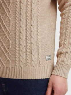 11 Project Herren Rollkragenpullover - PRJamelio in beige