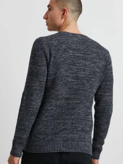 11 Project Herren Rundhalspullover - PRAlaric in blau