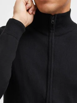 11 Project Herren Strickjacke - PRMelker in schwarz