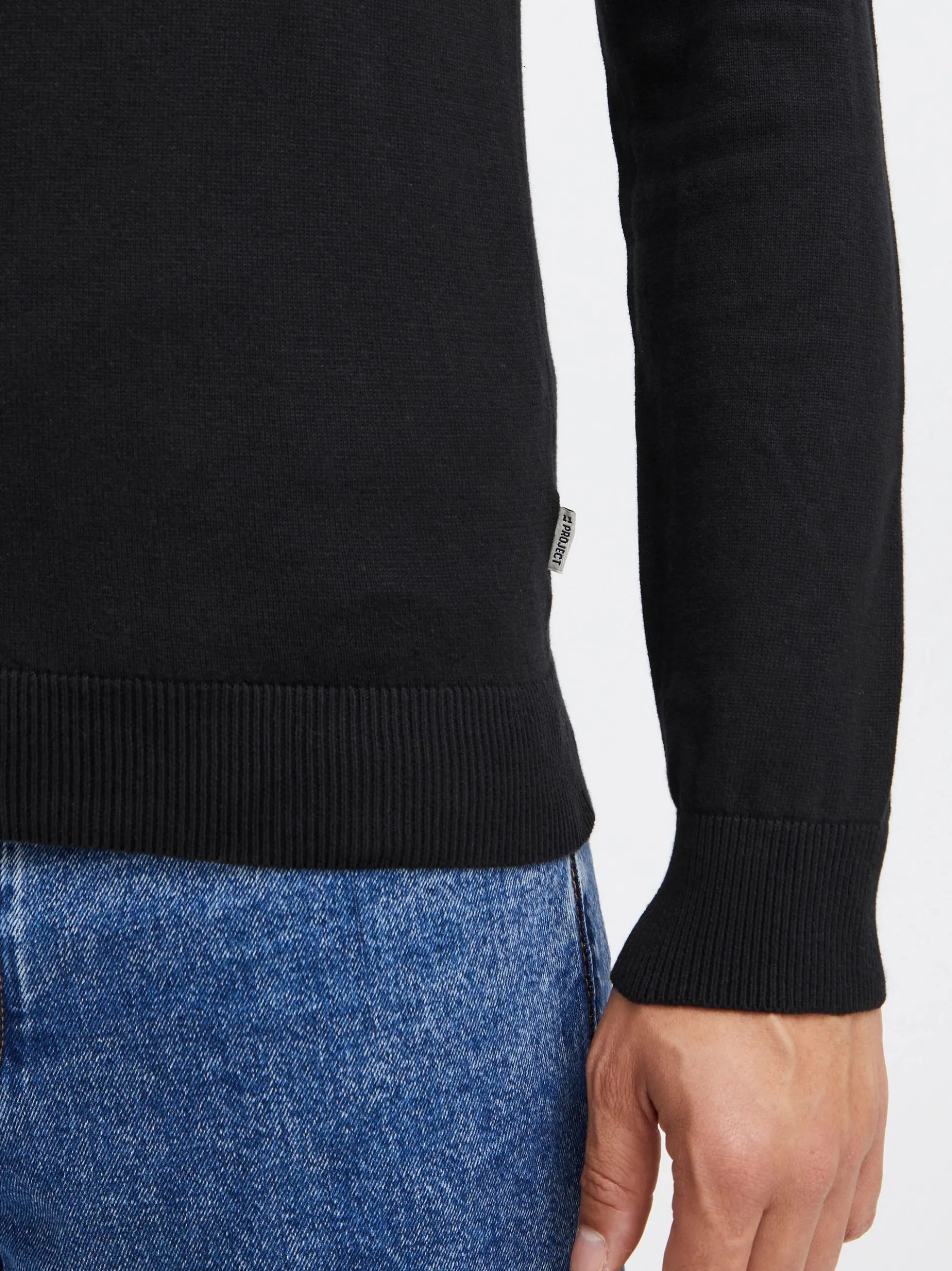 11 Project Herren Strickjacke - PRMelker in schwarz