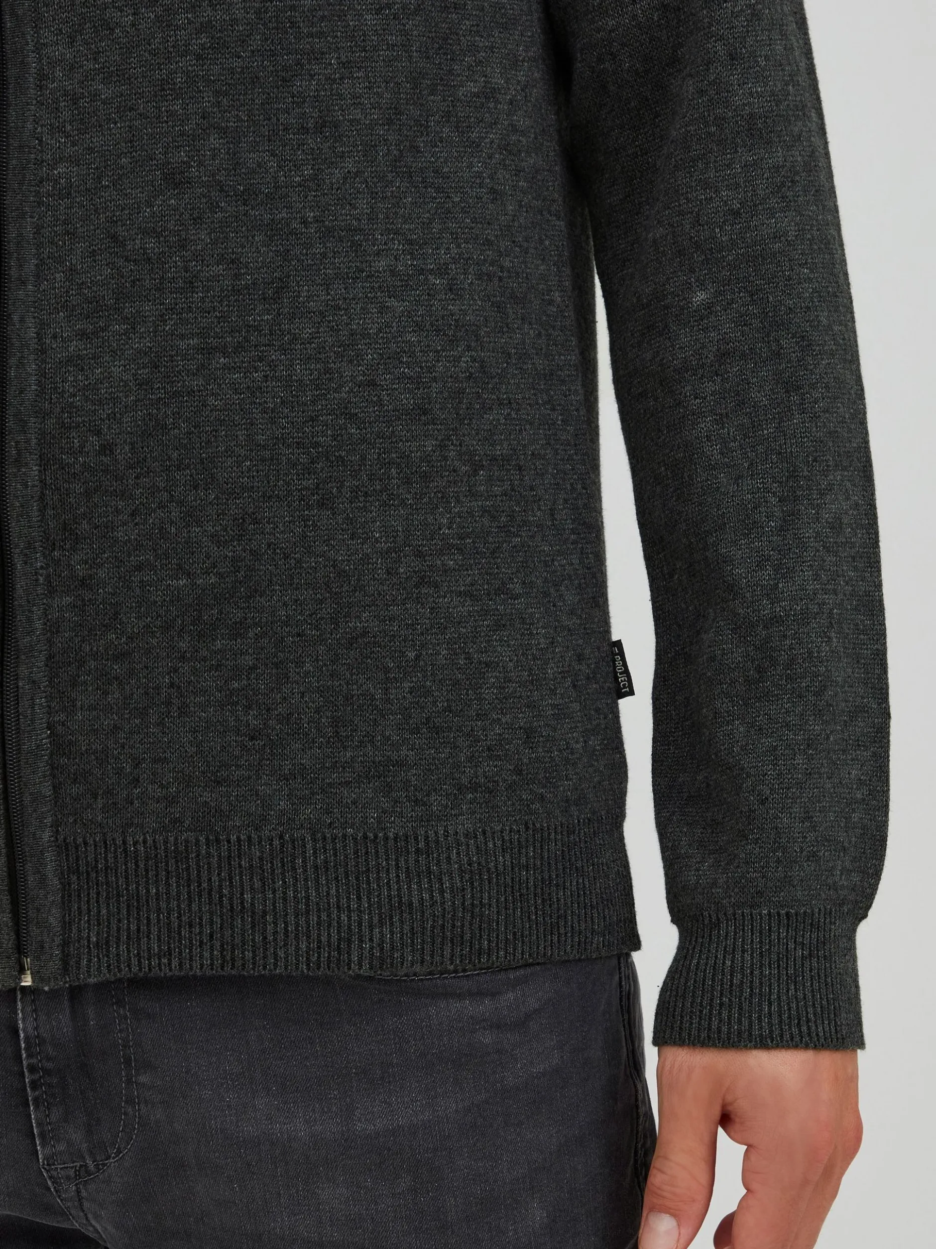 11 Project Herren Strickjacke - PRSandor in grau