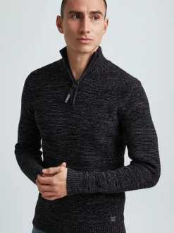 11 Project Herren Strickpullover - PRAlbanus in schwarz
